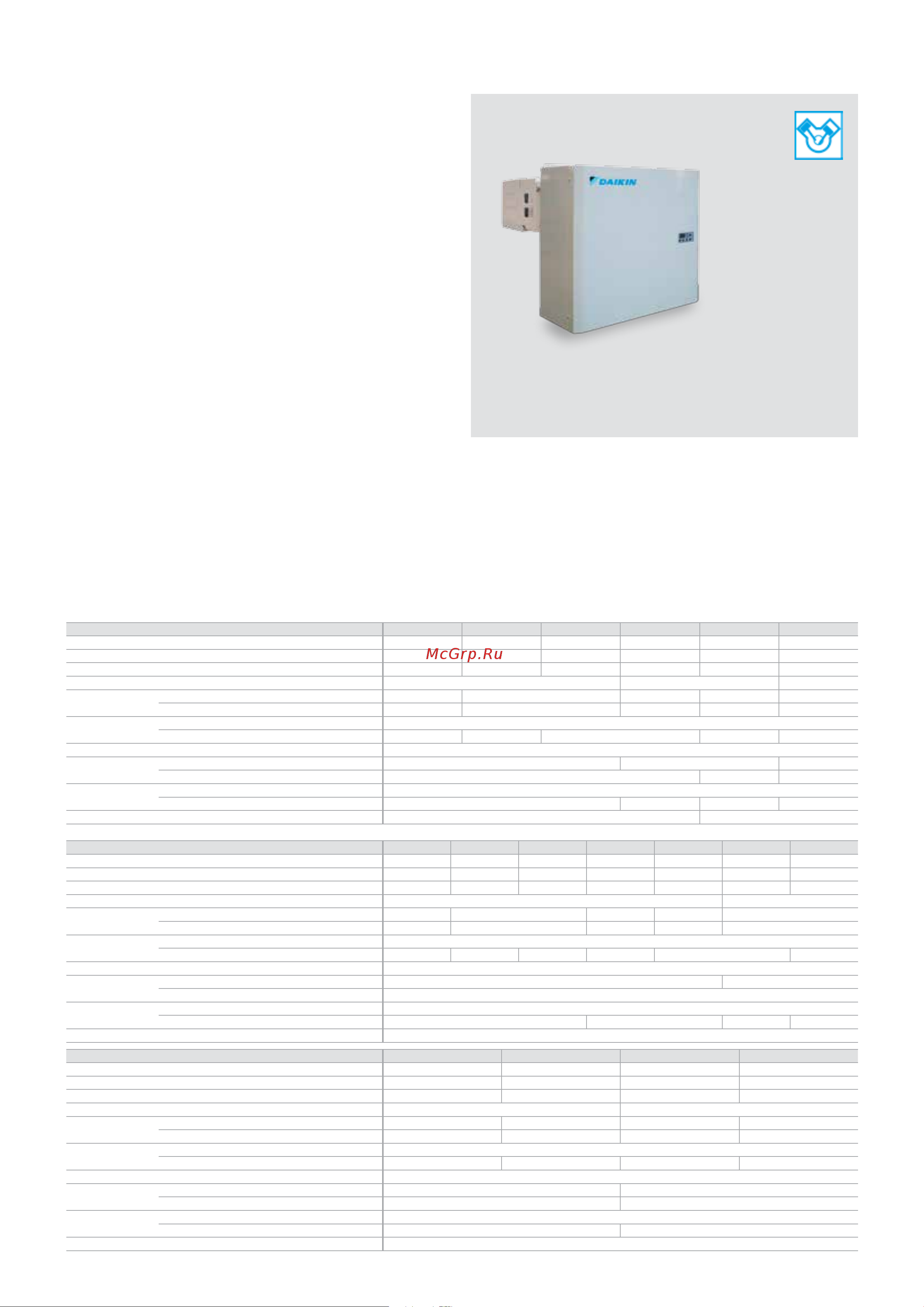 Daikin SB.LBWWHD050AV3096 [17/56] Uni block system for low and medium temperature refrigeration