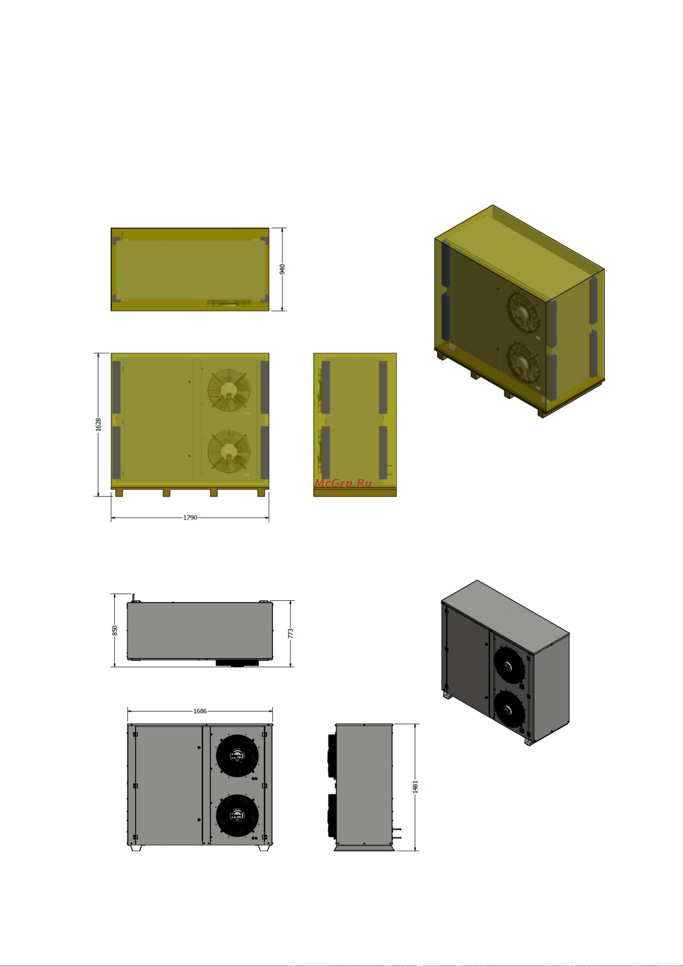 Daikin GCU2020PXB1 [10/177] Models gcu4070pxb1