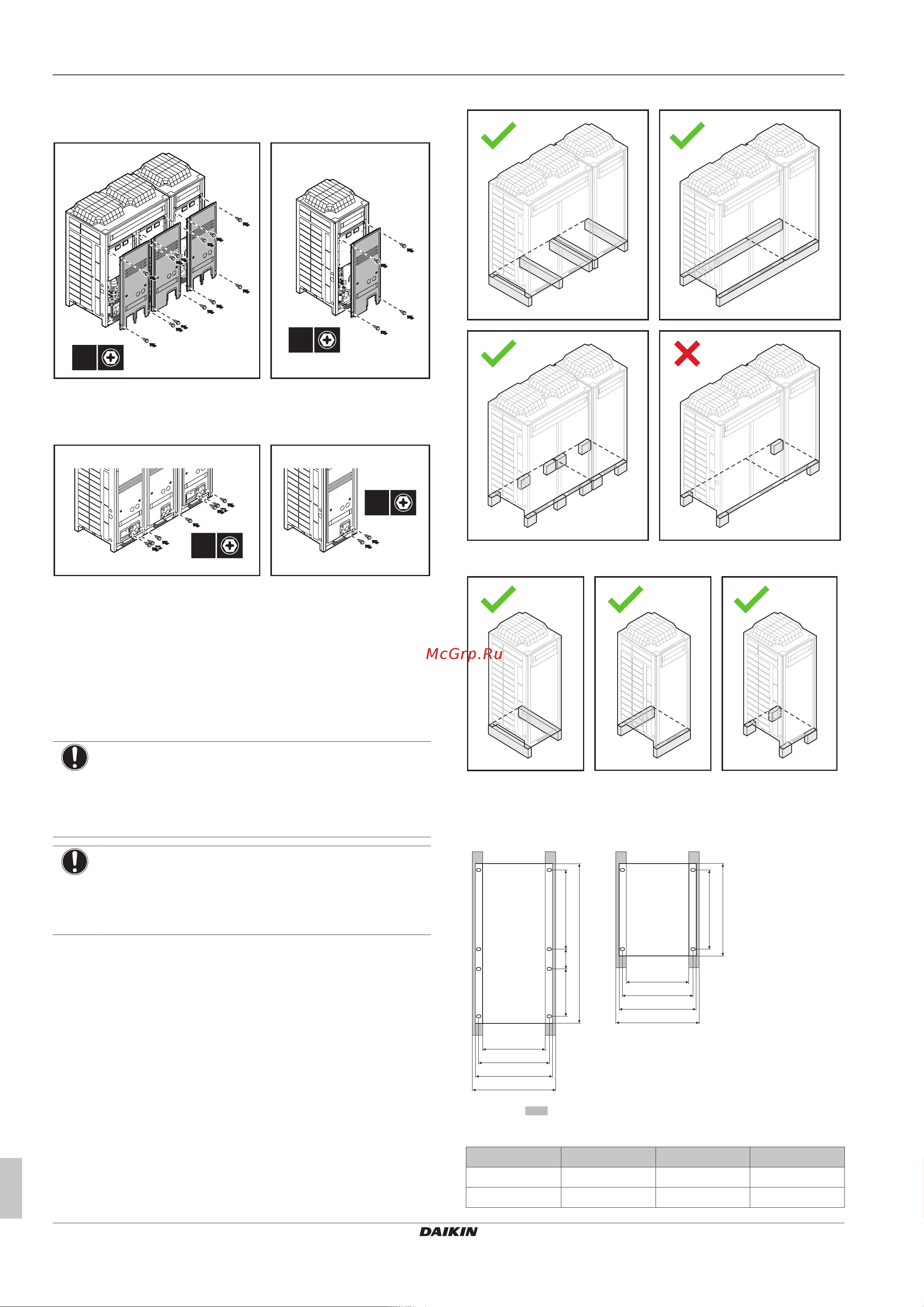 Daikin LRYEN10A7Y1 [16/44] Unit installation