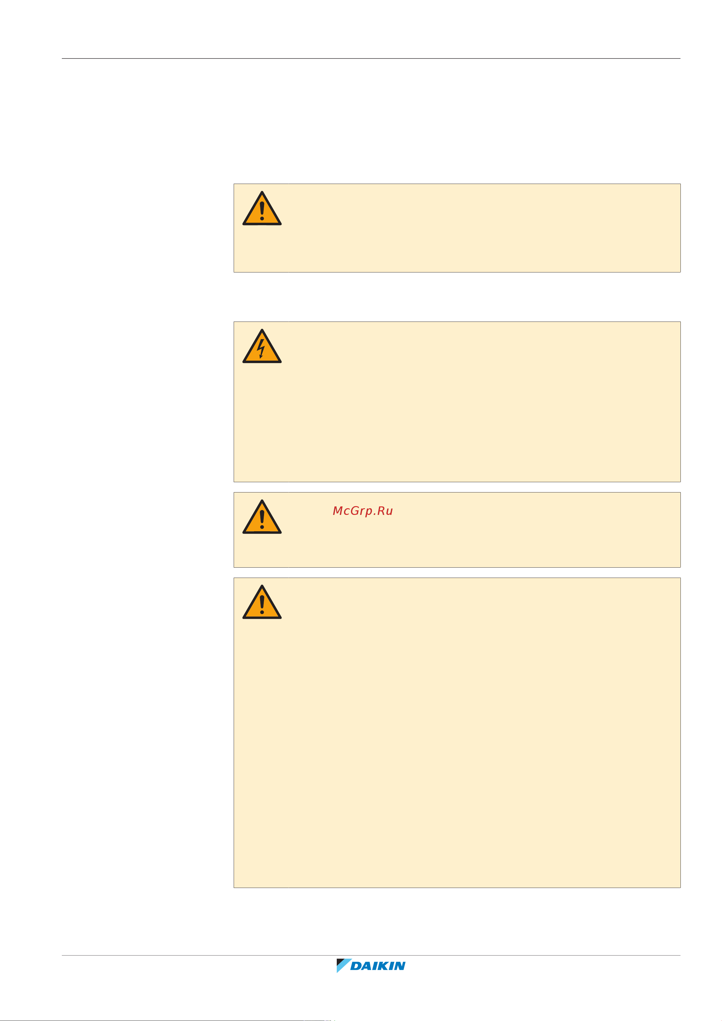 Daikin LRYEN10A7Y1 [11/140] General safety precautions