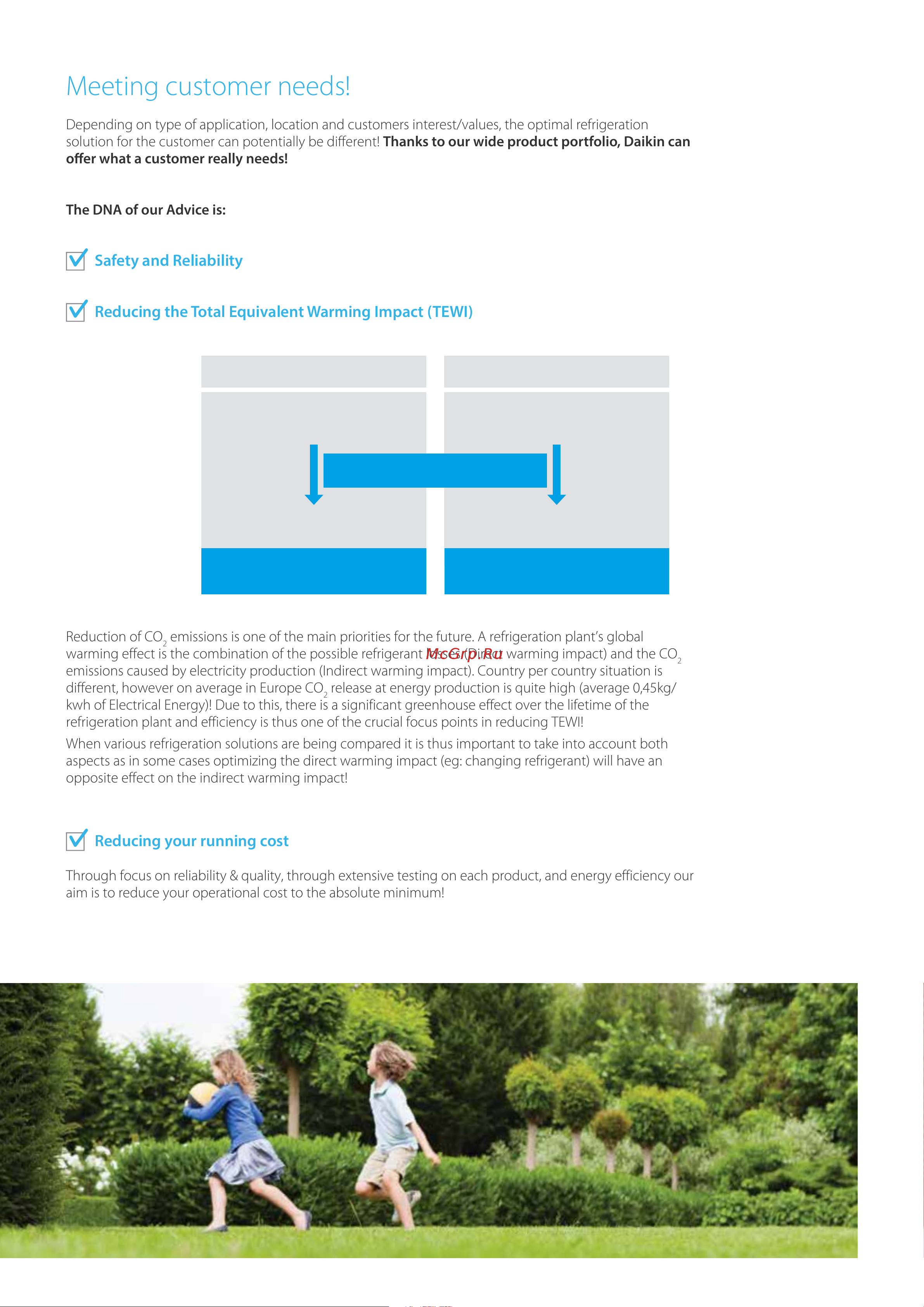 Daikin LRYEQ16A7Y1 [7/96] Meeting customer needs
