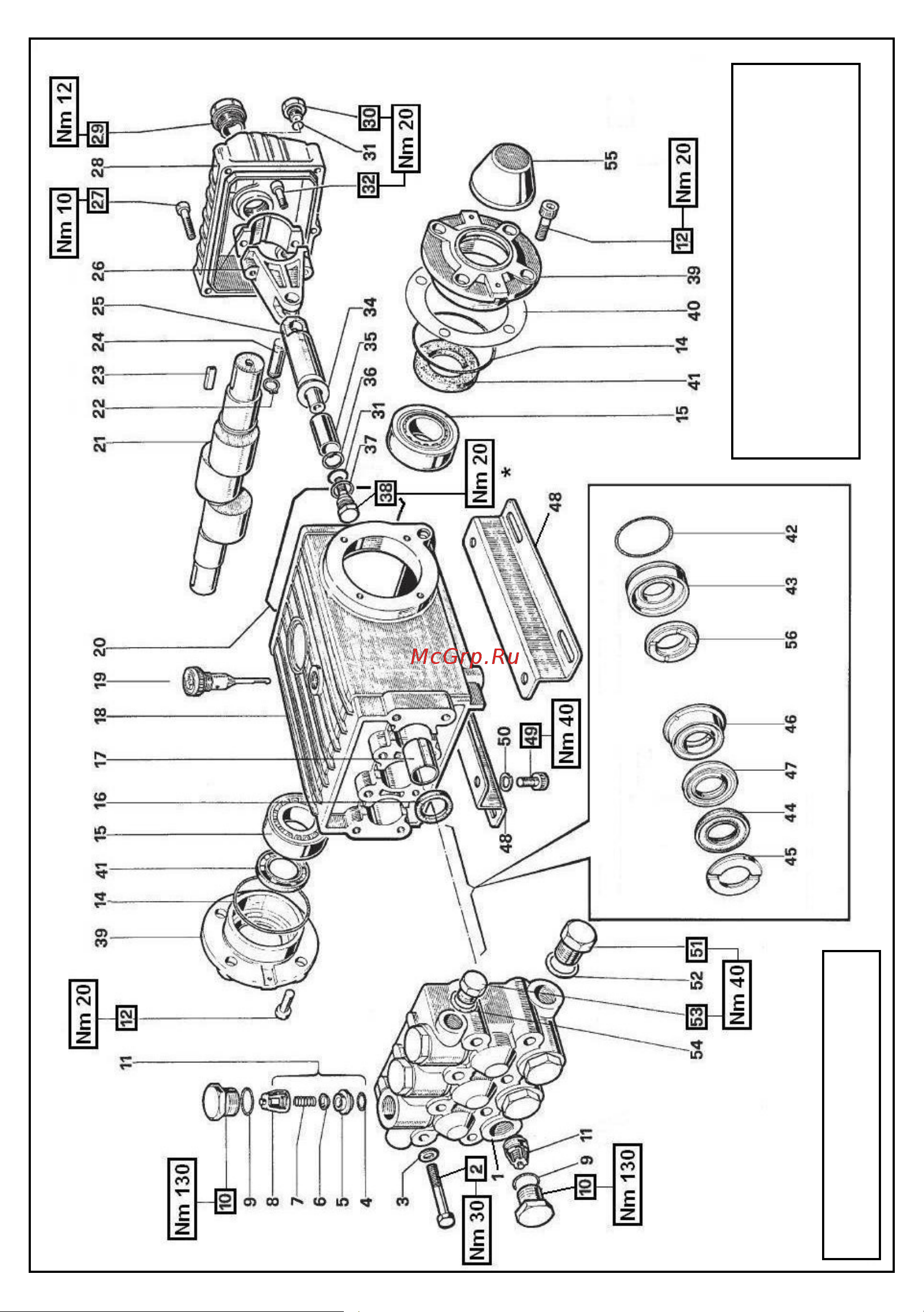 Interpump IPG WS102 Схема запасных частей онлайн [2/24] 610059