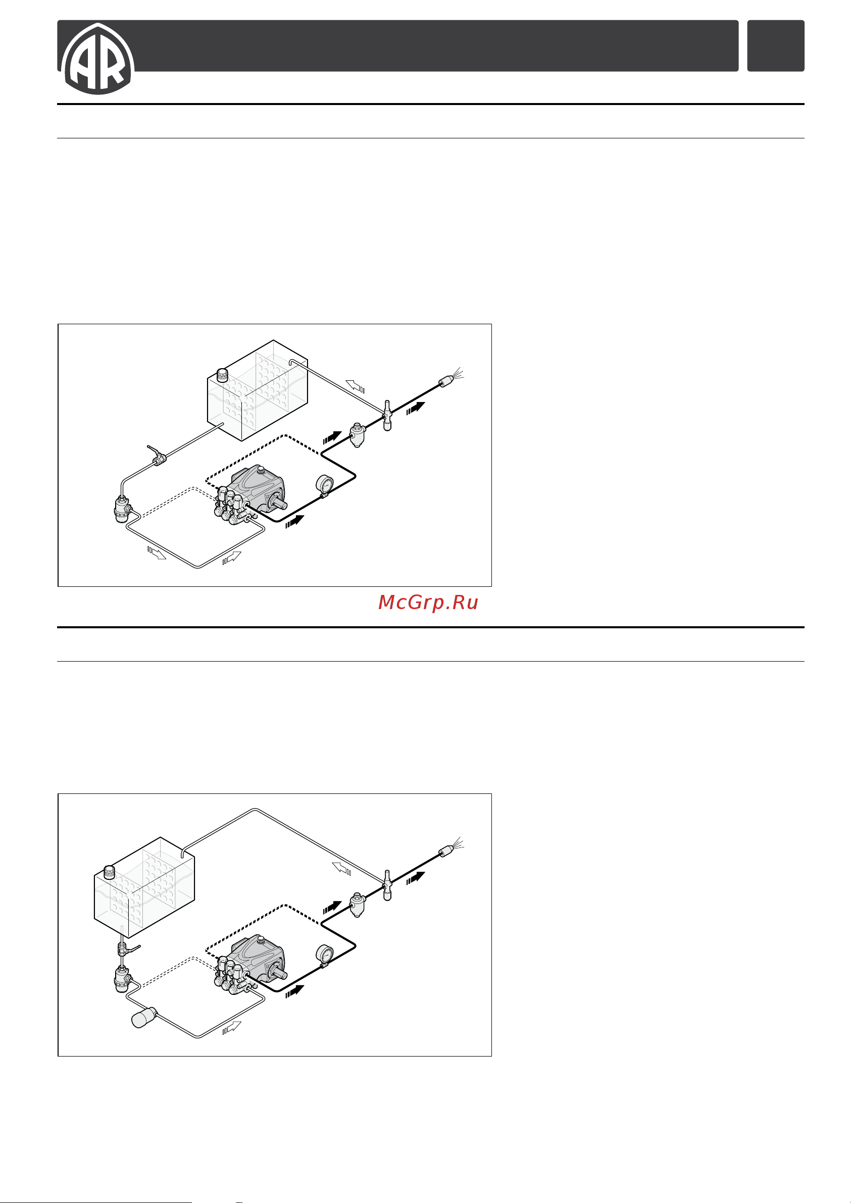 Annovi Reverberi AR RR 14.25H N DX (1450 об/мин) [51/100] Informations sur l installation