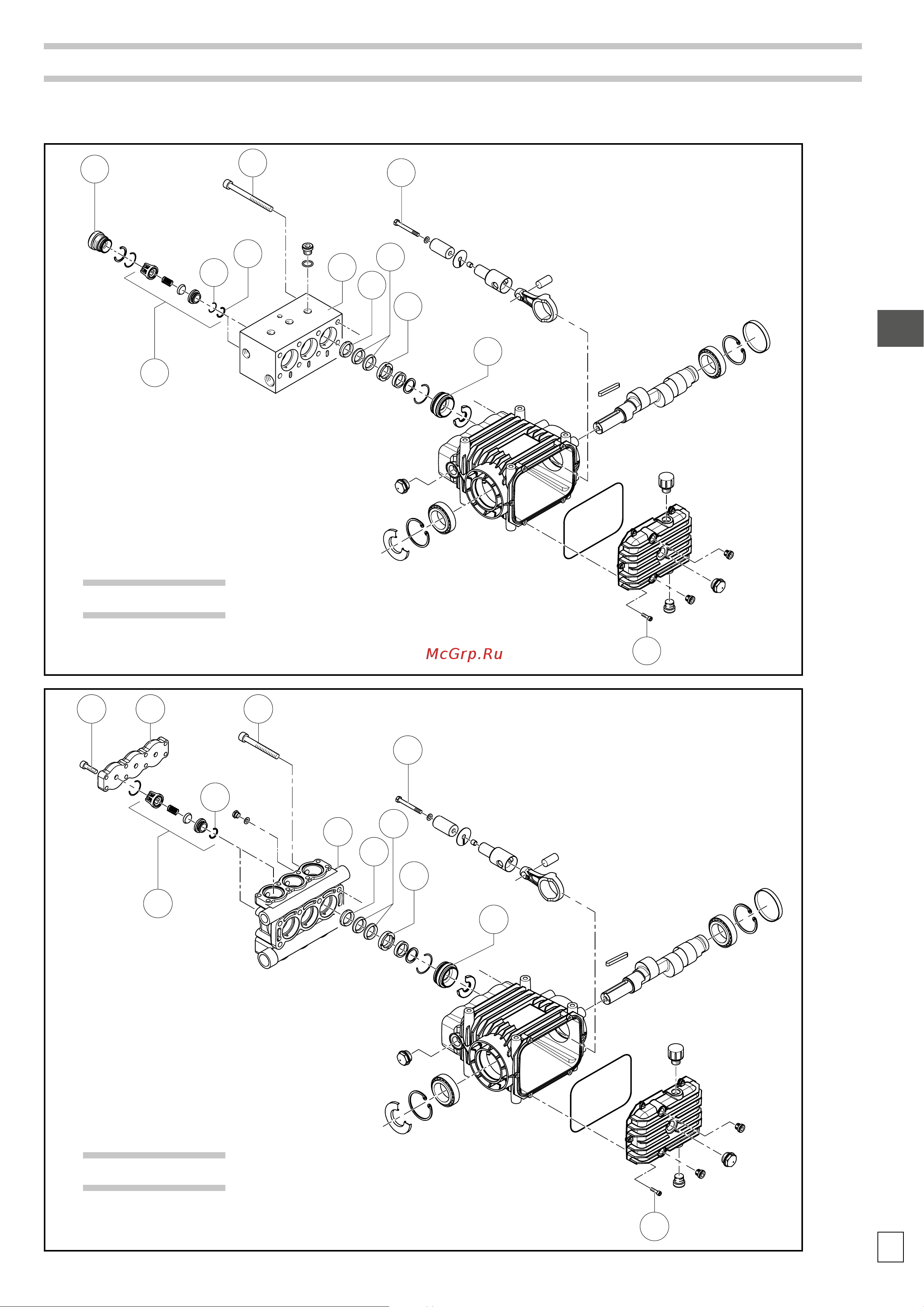 HPP CLW 66/140 (1000 об/мин) [11/84] Manutenzione straordinaria smontaggio parte idraulica