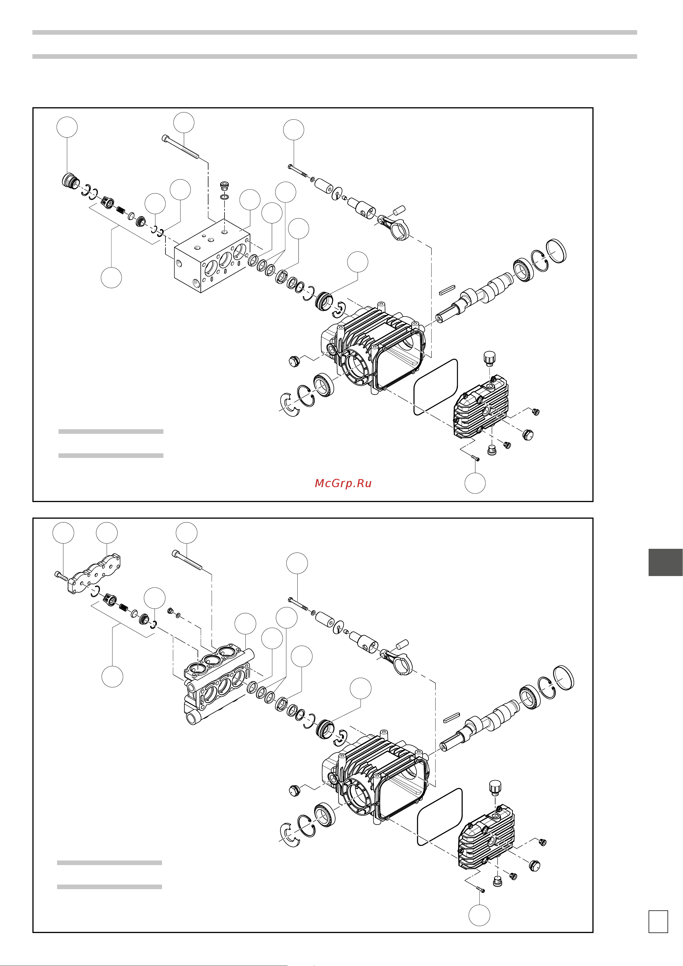 HPP CLW 80/100 (1150 об/мин) [51/84] Ausserordentliche wartung demontage des hydraulikteils