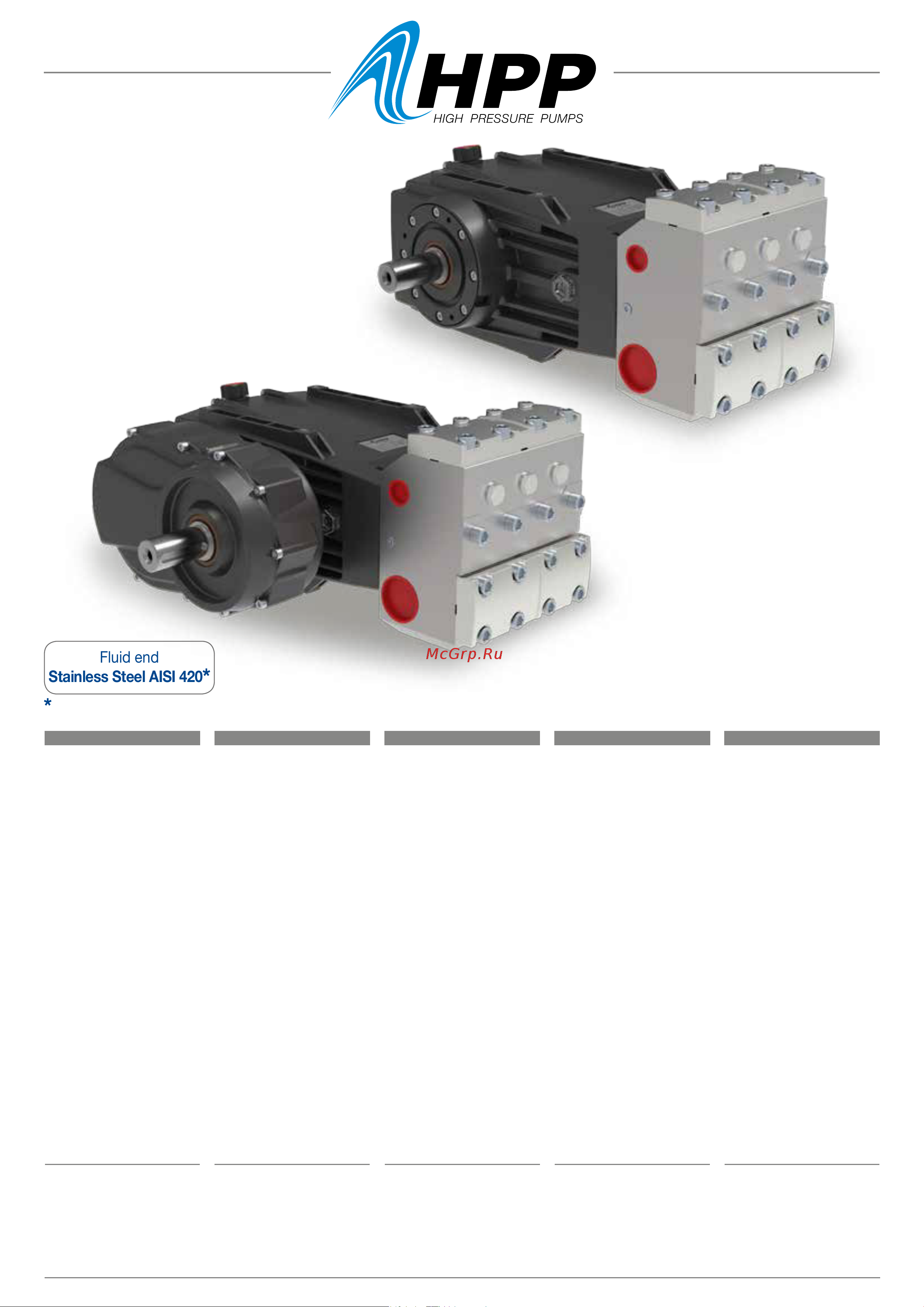 HPP EF 165/120 (900 об/мин) Инструкция по эксплуатации онлайн