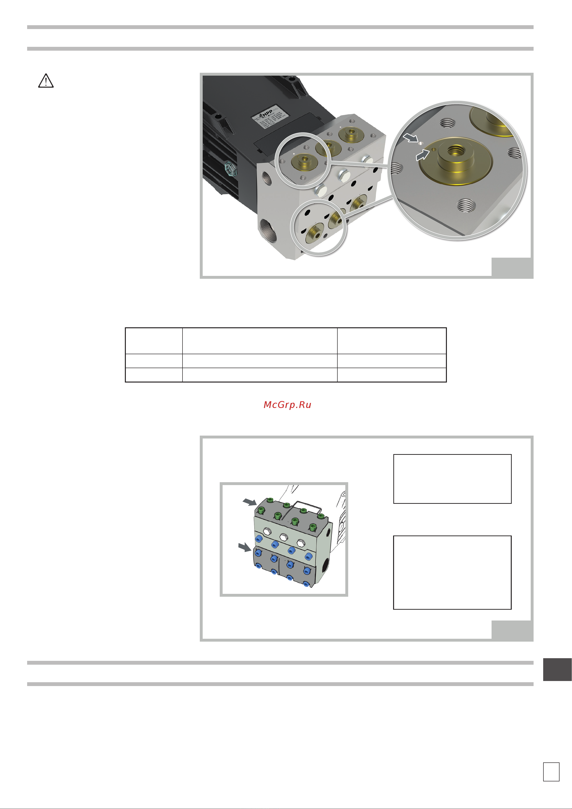 HPP EF 111/210 (1000 об/мин) [107/108] 特殊维护 改造液压部件和泵组