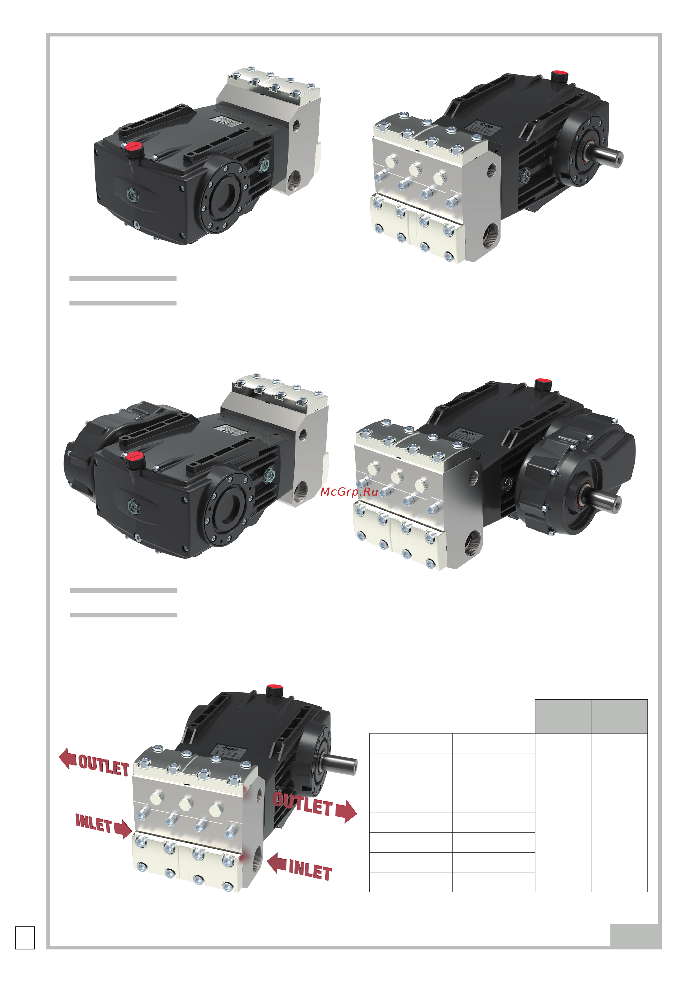 HPP EF 111/210 (1000 об/мин) [34/108] Inlet outlet
