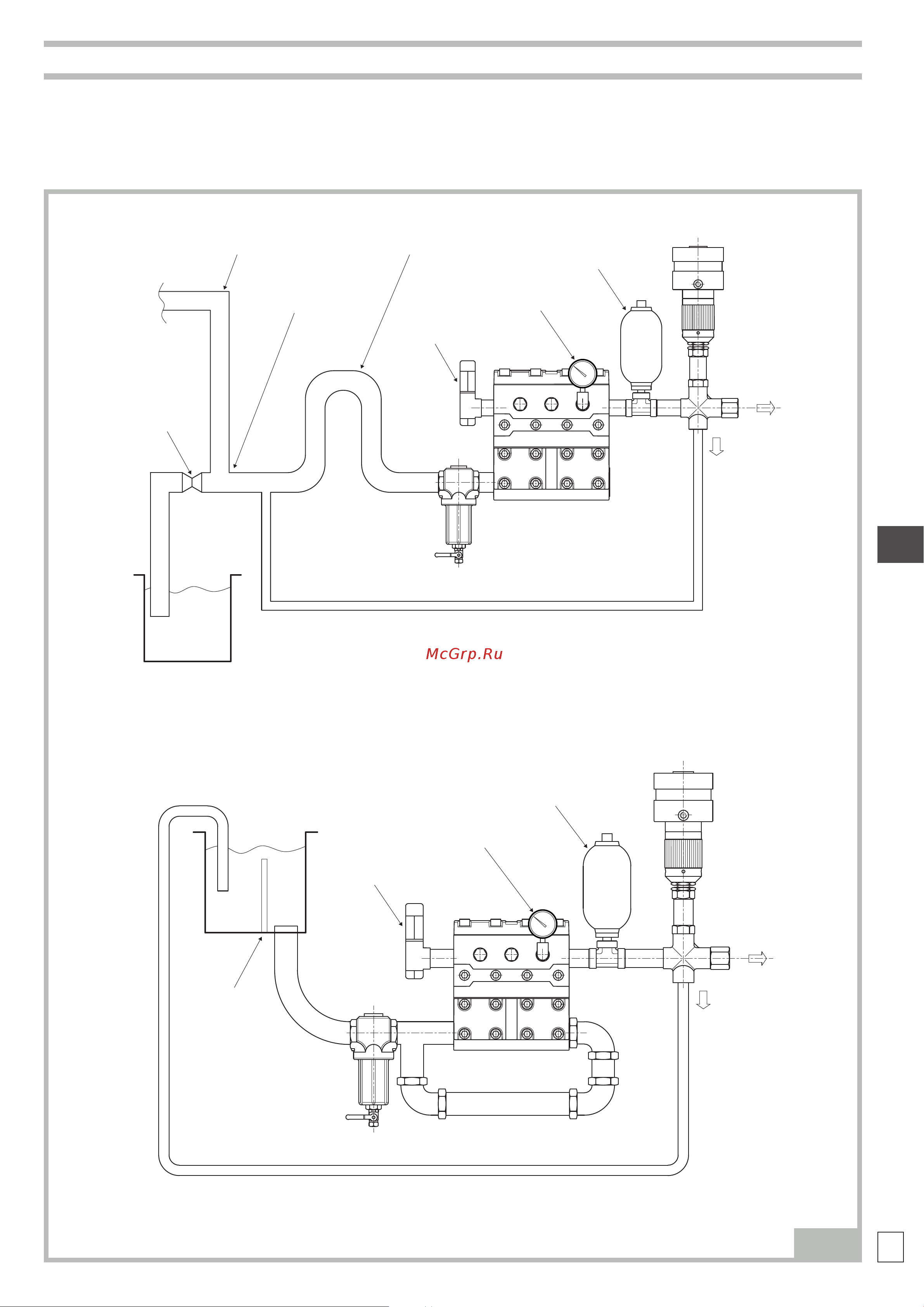 HPP EF 111/210 (1000 об/мин) [37/108] Raccordement hydraulique