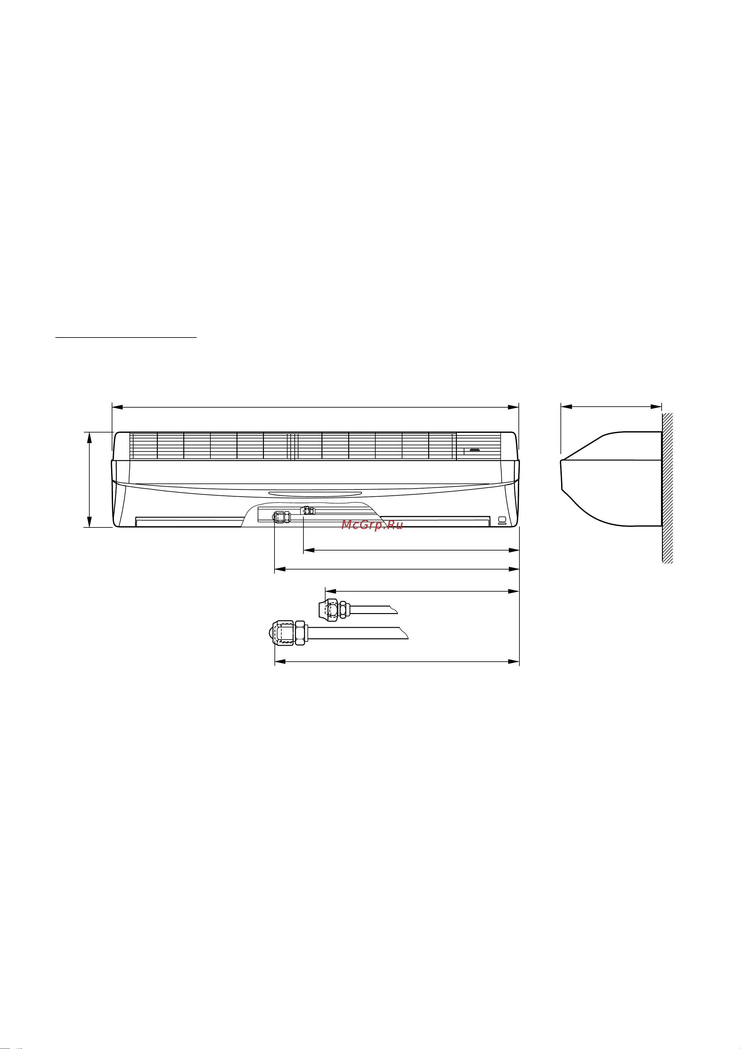 General-Fujitsu AWG18FBAJ [4/47] Outline and dimensions