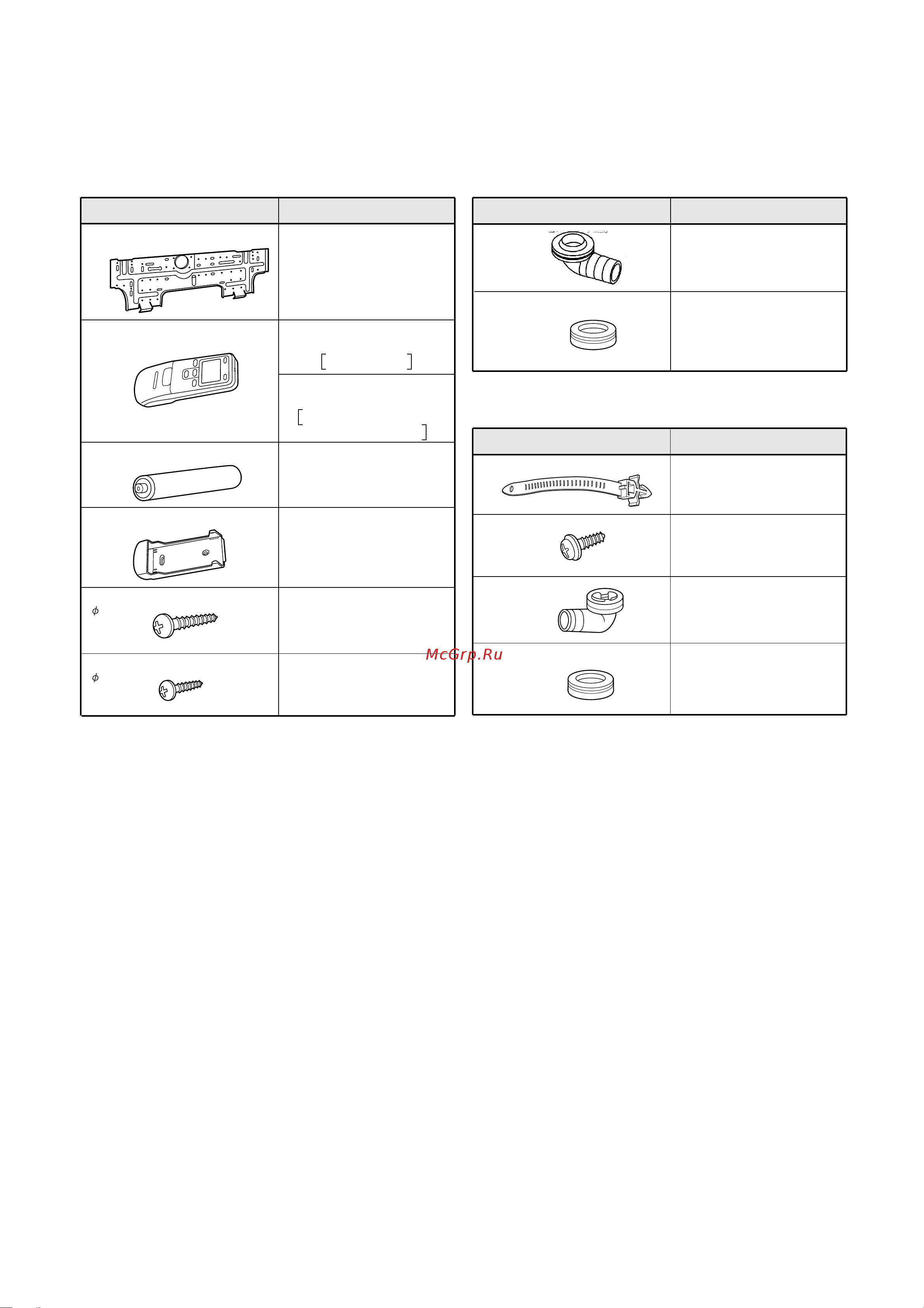 General-Fujitsu AOG24FNBK [46/47] Standard accessories