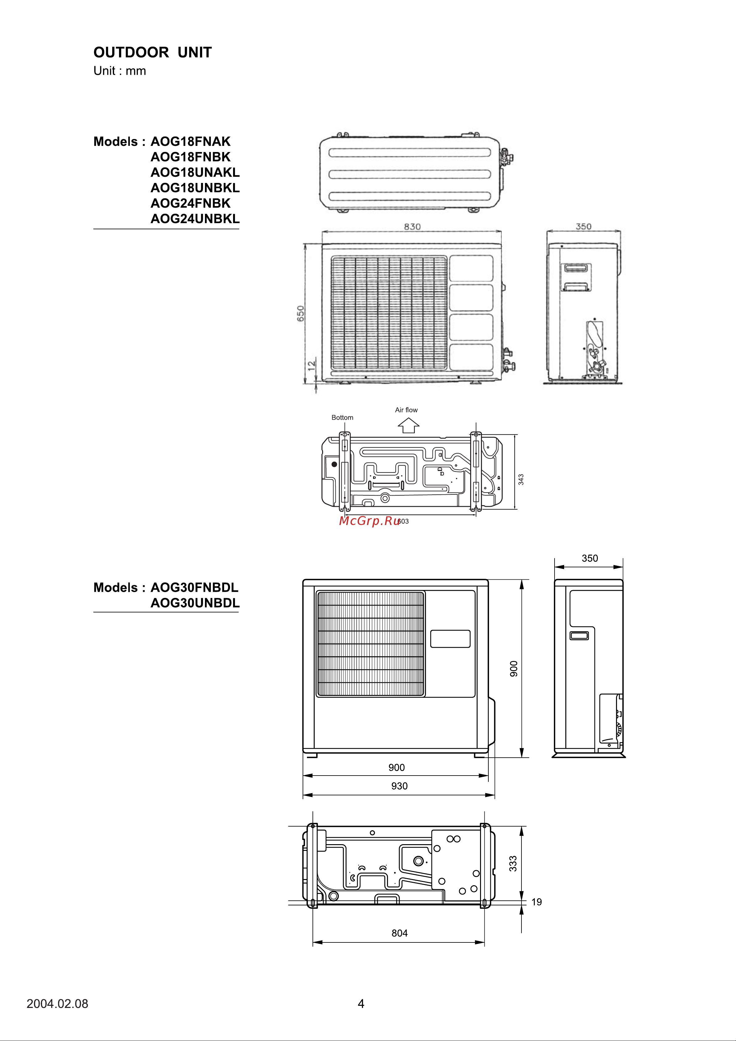 General-Fujitsu AWG18FBAJ Сервис мануал онлайн [5/47] 611306