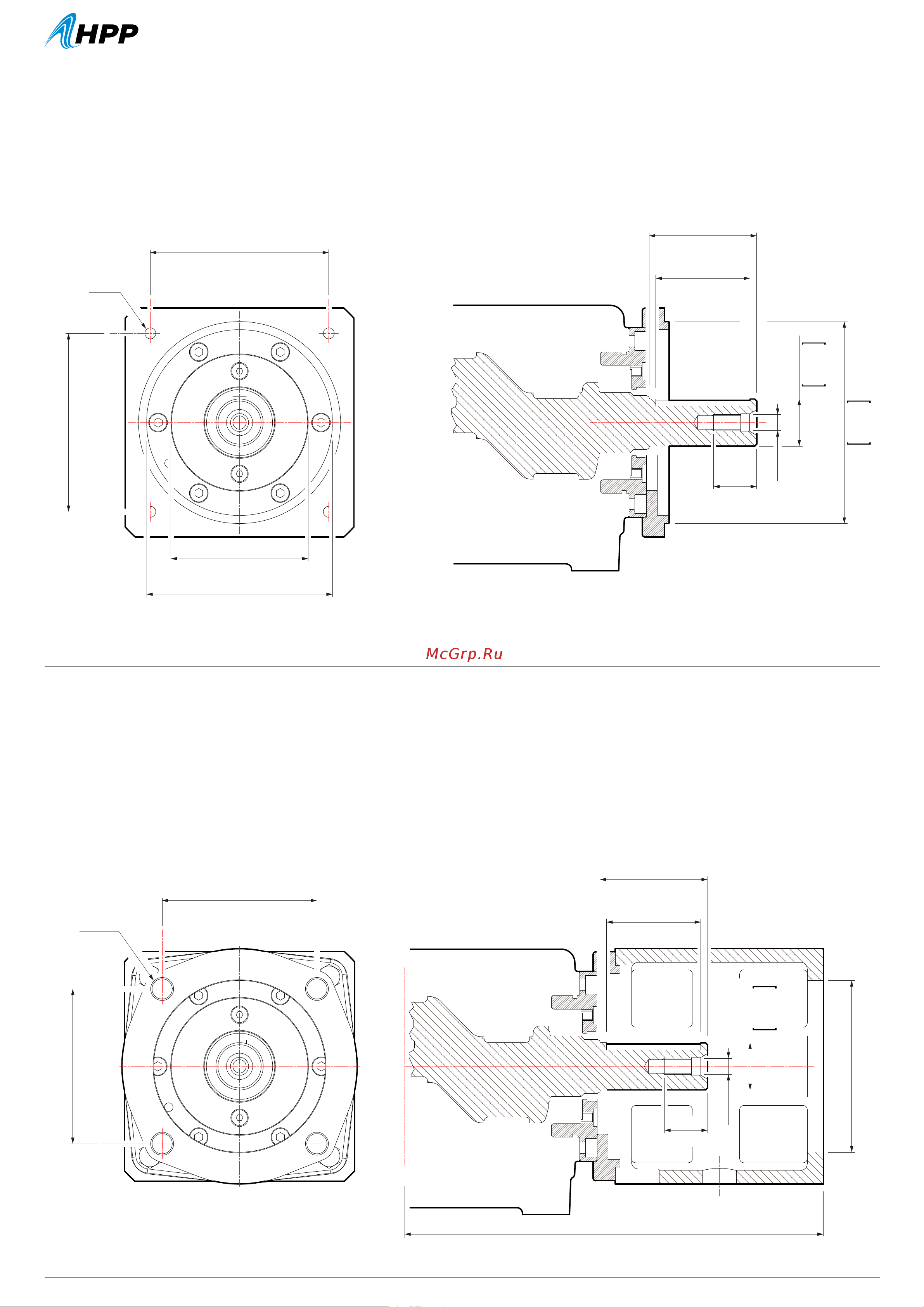 HPP ELHR 30/600 (1900 об/мин) [4/5] Bell housing and coupling for hydraulic motor kit campana y junta para acoplamiento a mo tores hidráulicos glocken und verbindungsset für kopplung mit hydraulikmotoren kit cam pana e giunto per accoppiamento a motori idraulici kit cloche et joint pour accouplement à des moteurs hydrauliques