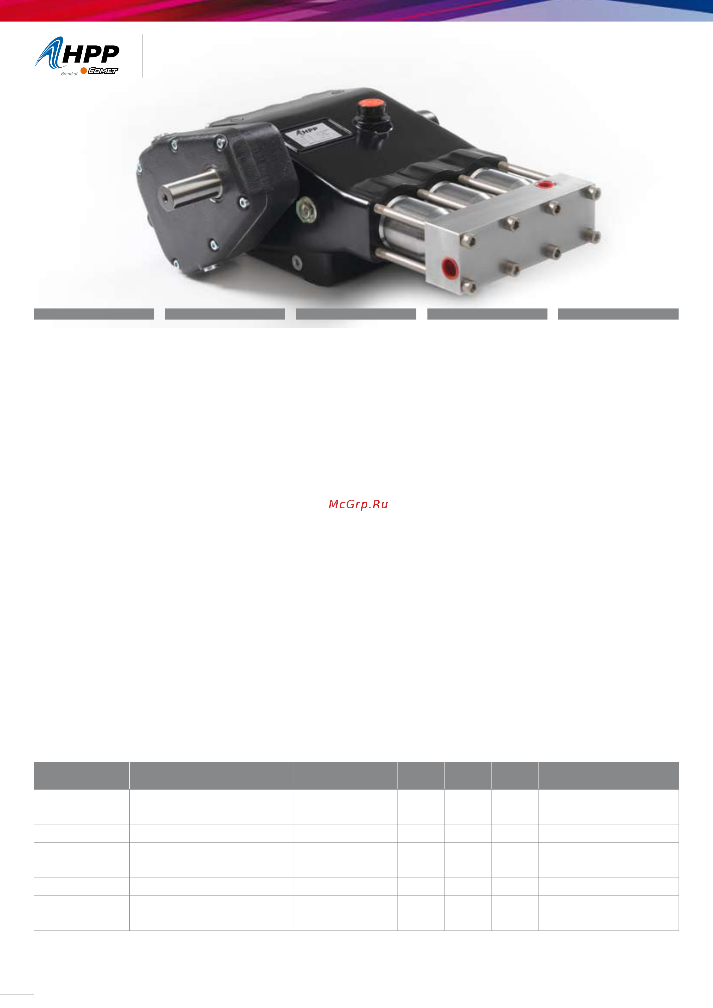 HPP ELHR 30/600 (1500 об/мин) Спецификации онлайн