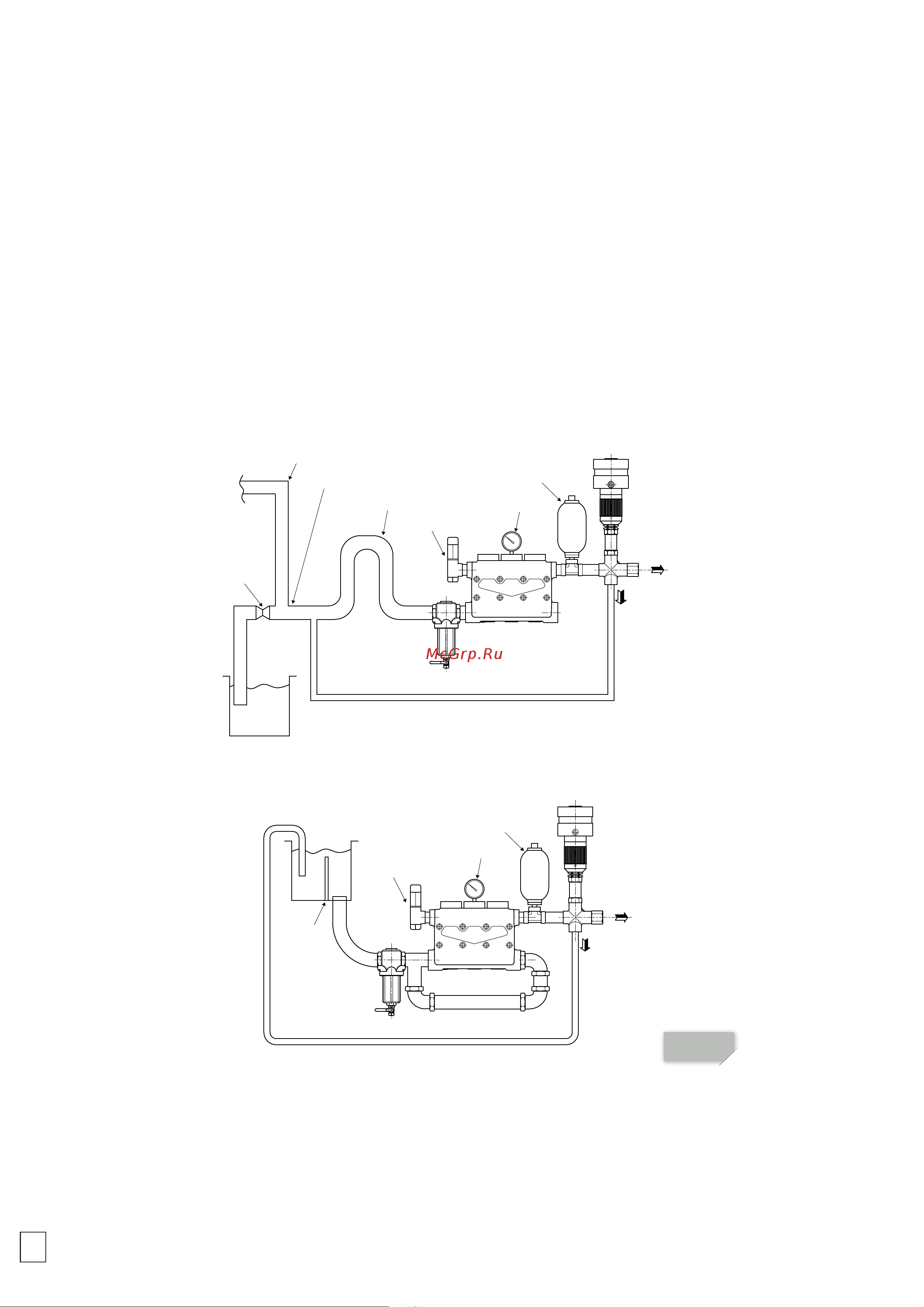 HPP ELR 122/130 (1500об/мин) [38/168] Features of the delivery pipes