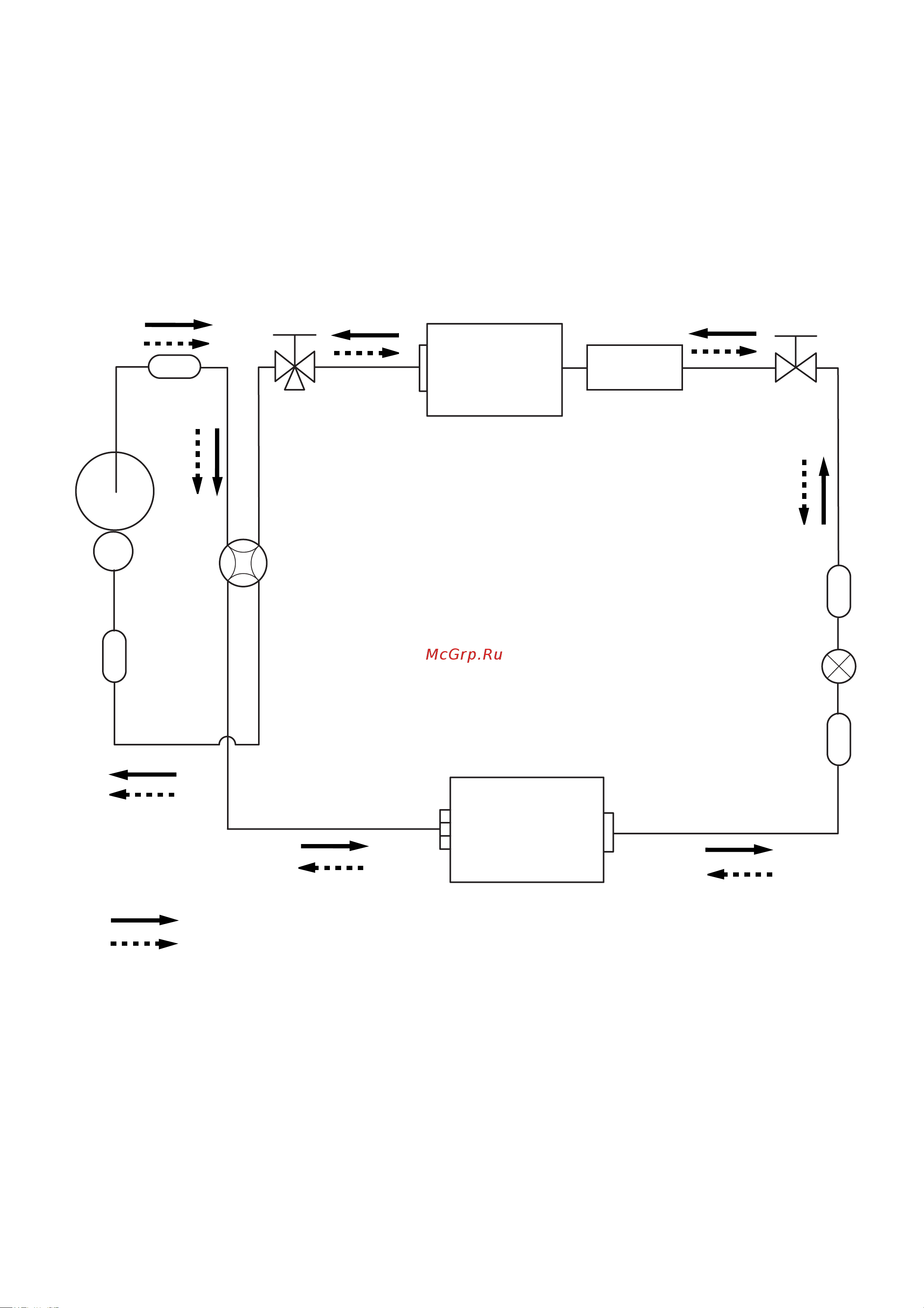 General-Fujitsu AOHS18LDC [4/19] Refrigerant system diagram