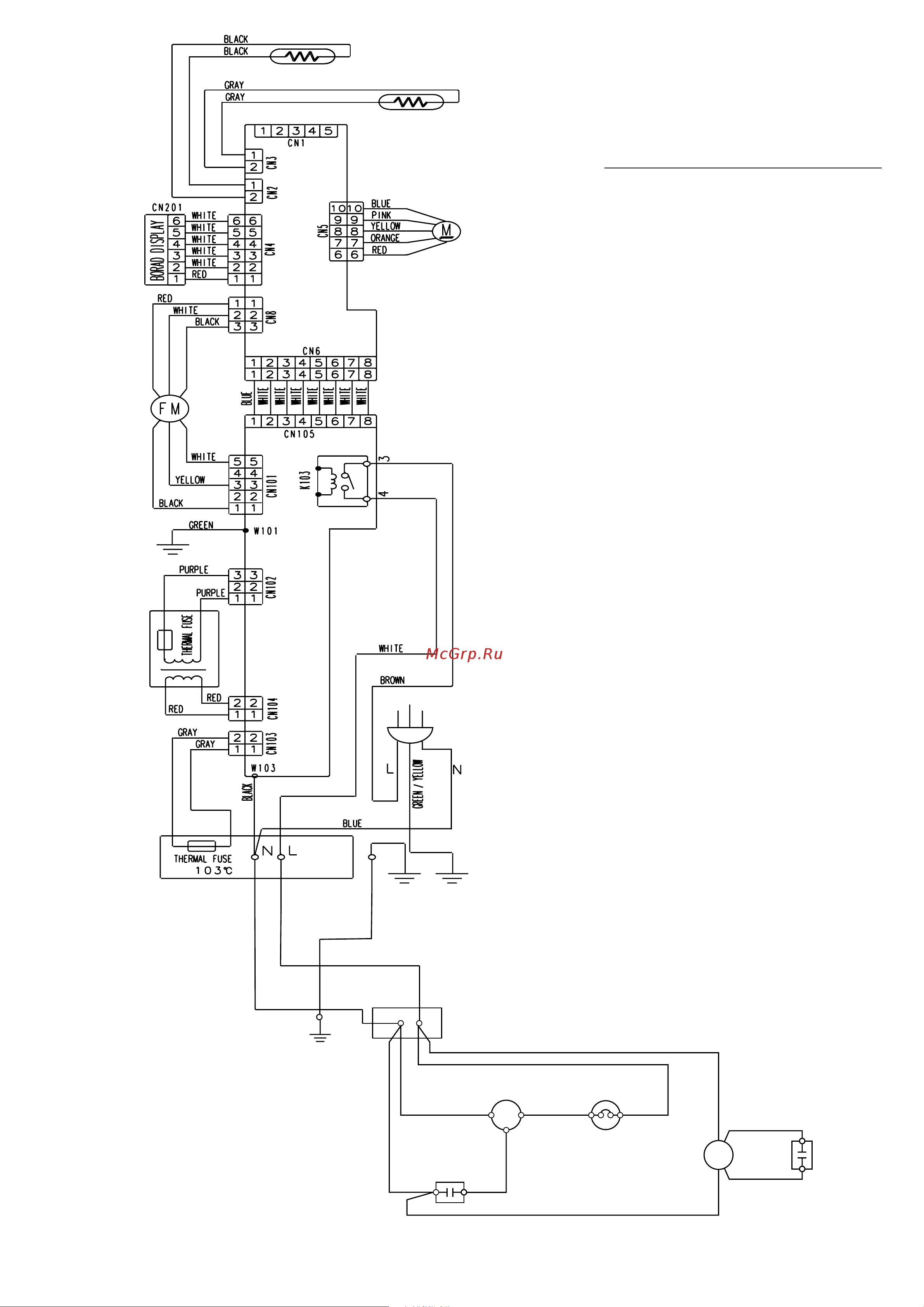 General-Fujitsu ASH7FSBCW [5/19] Controller pcb