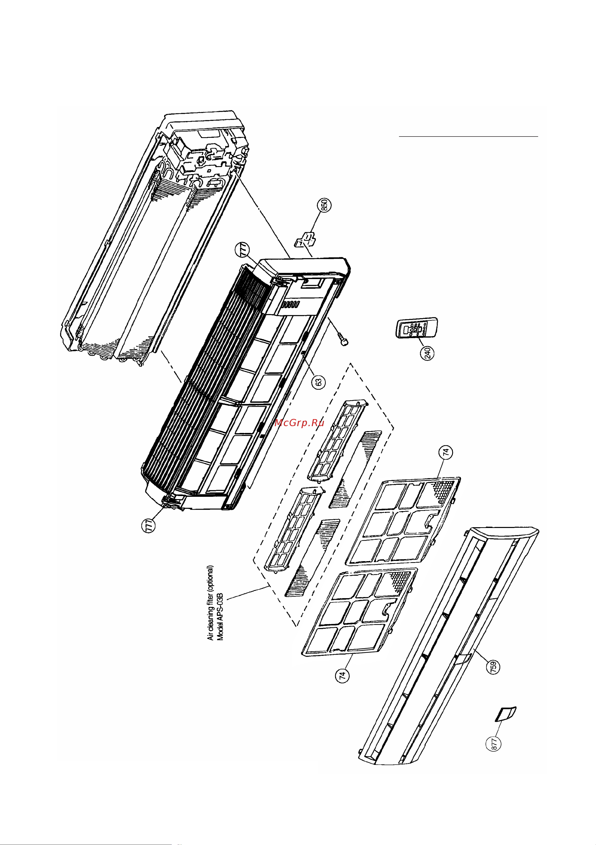 General-Fujitsu AOH12USCC [10/18] D i s a s s e m b l y i l l u s t r a t i o n