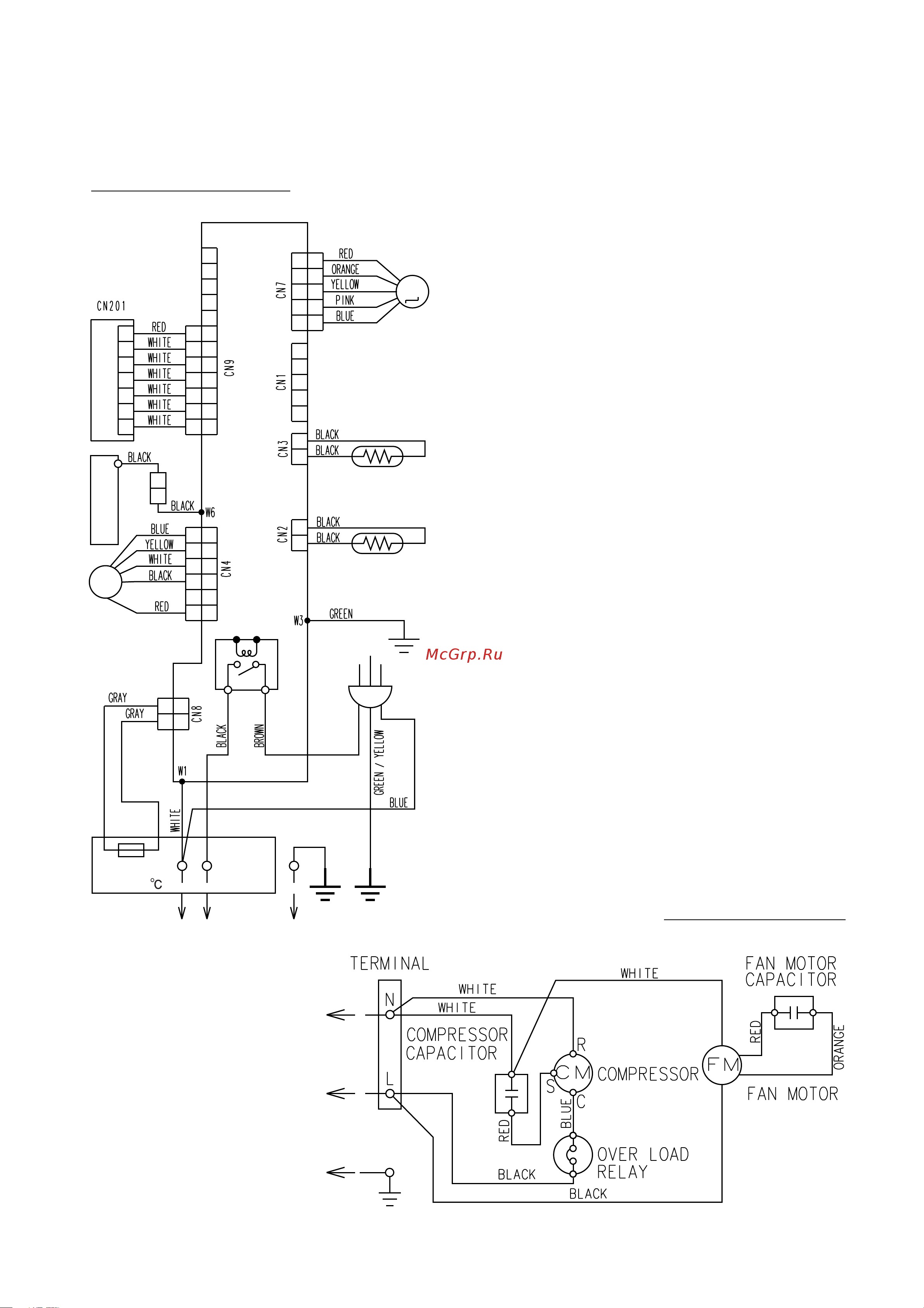 General-Fujitsu AOH14FSBC [5/18] Circuit diagram