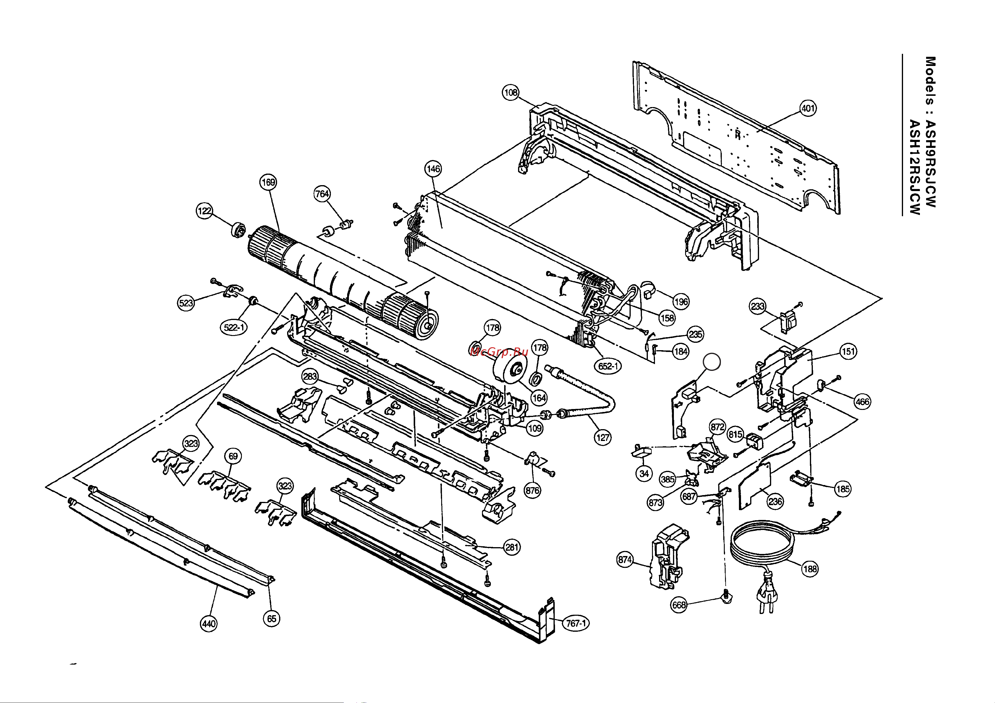 General-Fujitsu ASH9RSJCW Сервис мануал онлайн [8/17] 611174