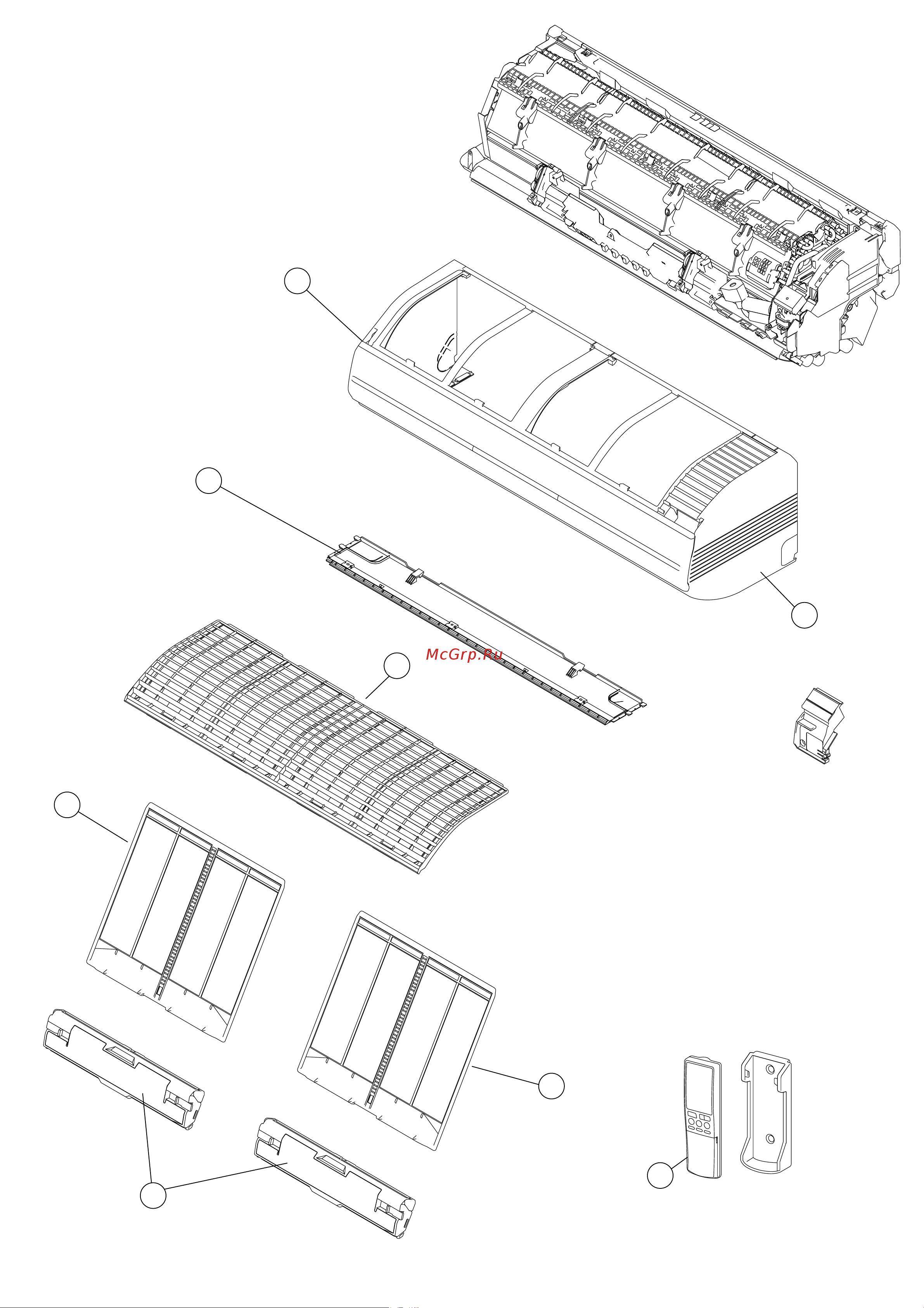 General-Fujitsu AWHZ24LBC [17/27] Disassembly illustration