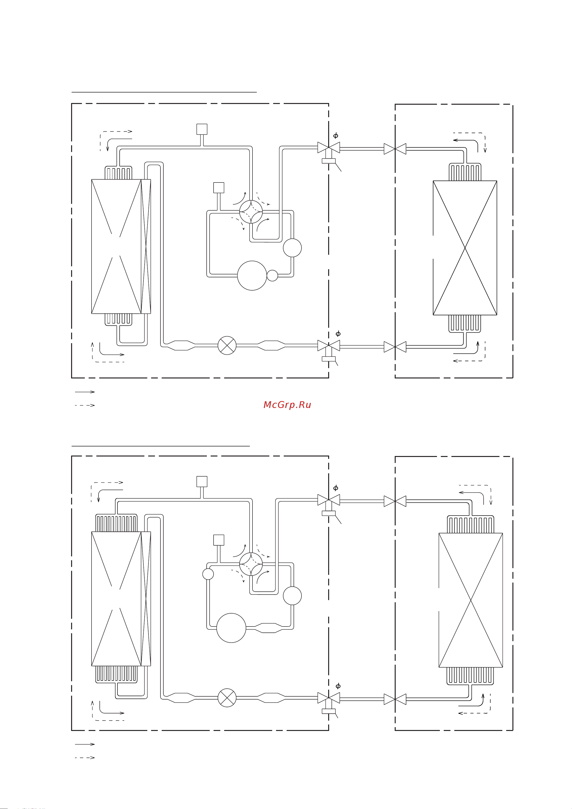 General-Fujitsu ARH36LUAN [7/34] Refrigerant system diagram