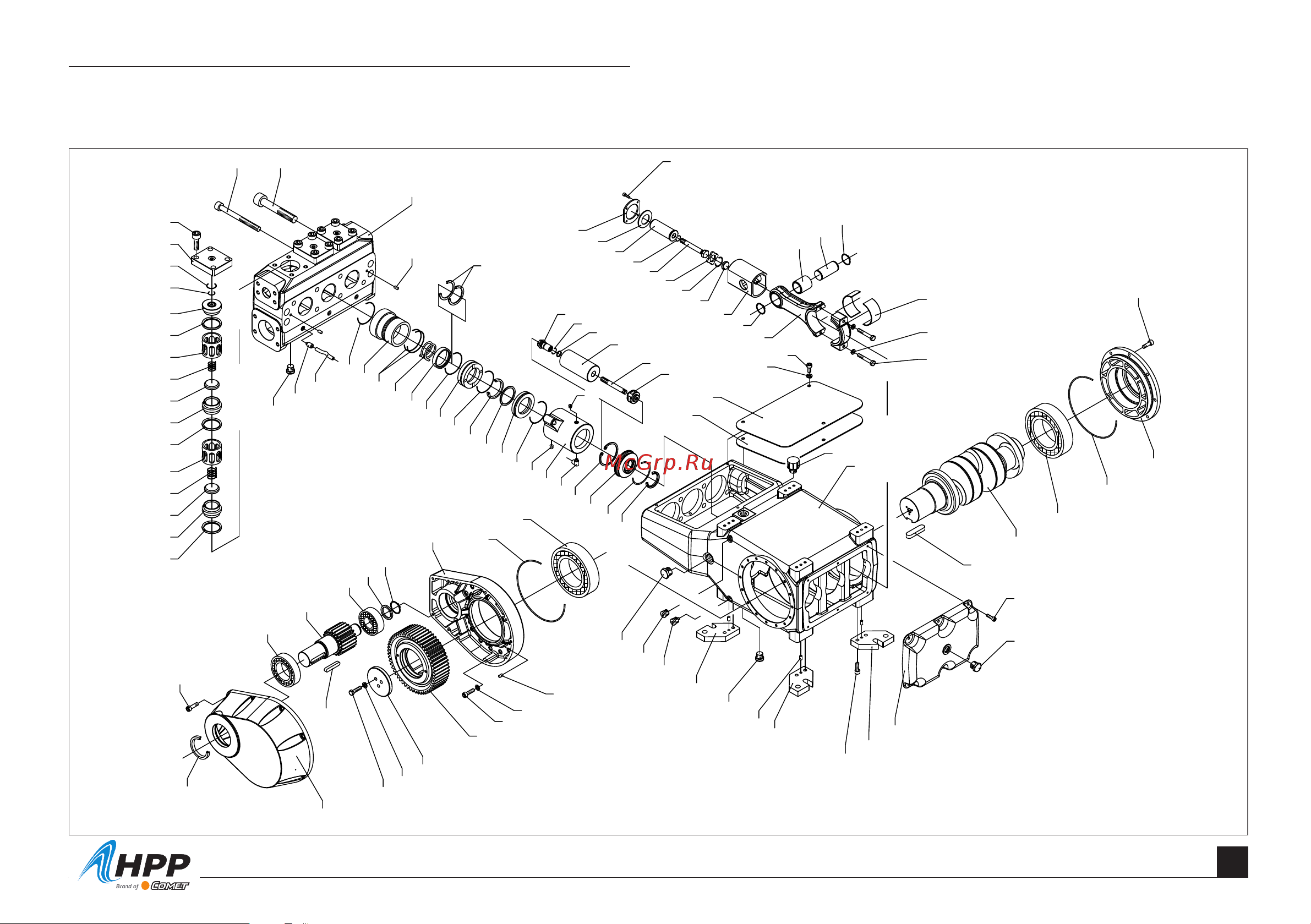 HPP MLR 250/250 (1500 об/мин) [105/112] Pieces de rechange