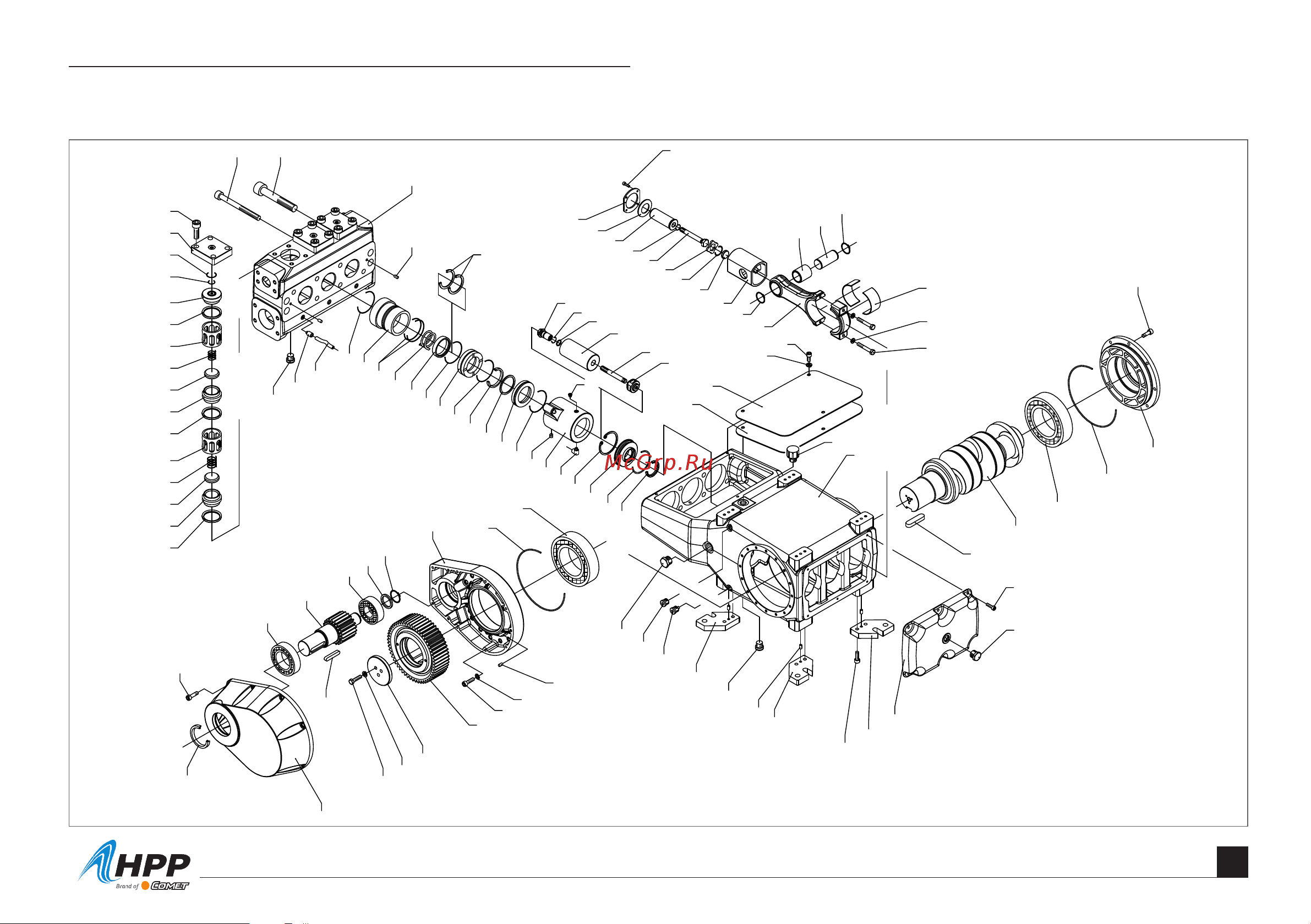 HPP MLR 250/250 (1500 об/мин) [17/112] Ricambi