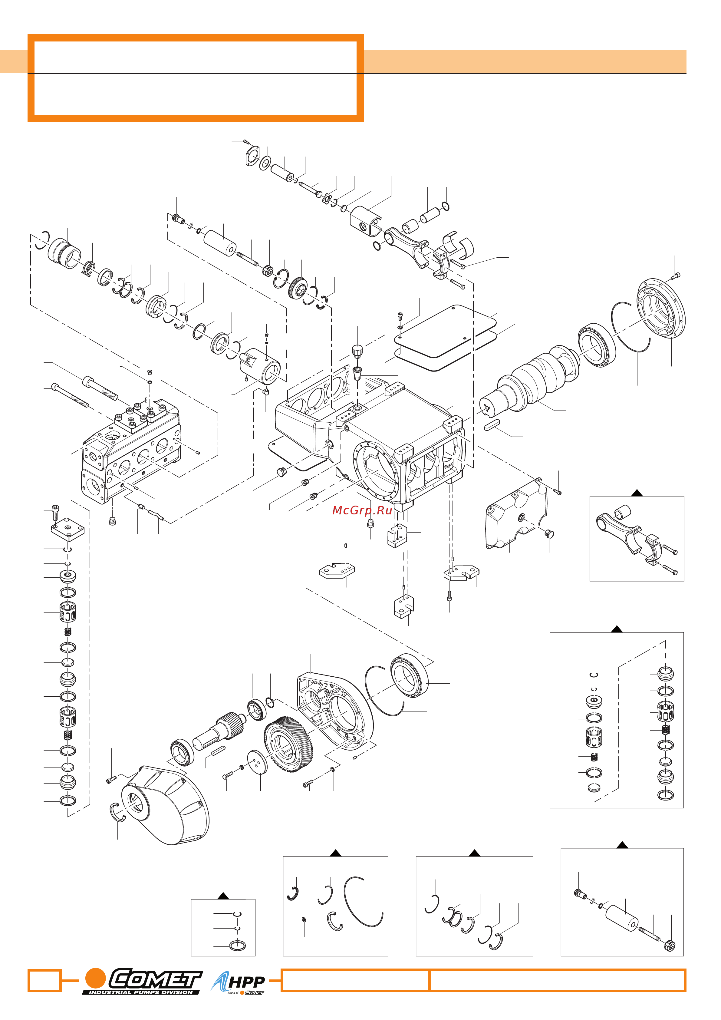HPP MLR 420/145 (1800 об/мин) Деталировка онлайн