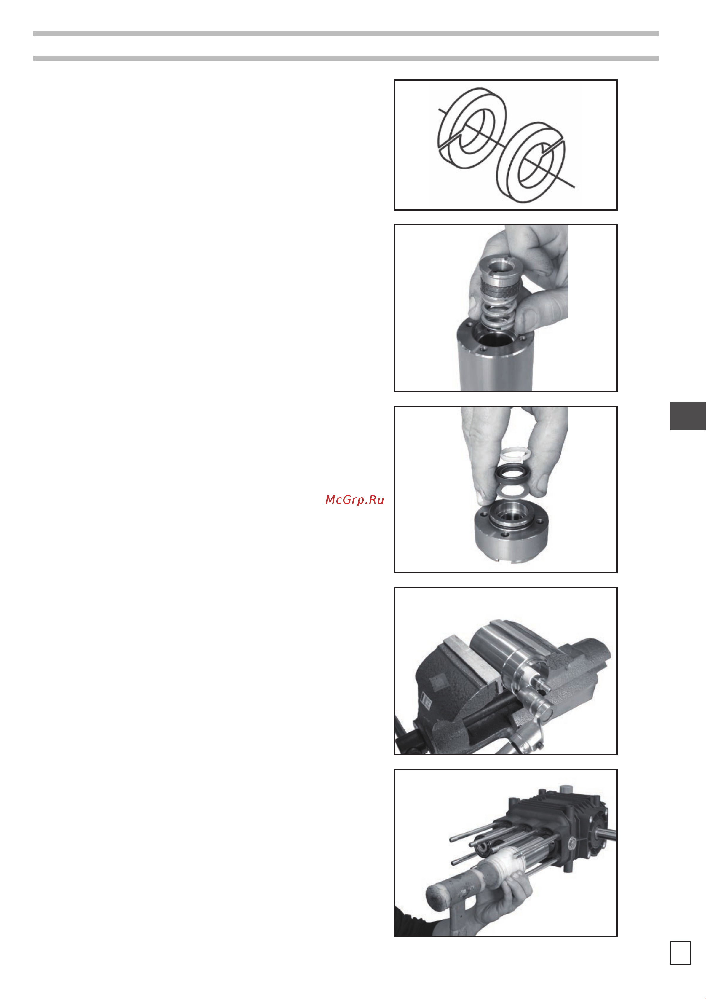 HPP CH 18/500 (1000 об/мин) [29/76] Entretien ponctuel remontage de la partie hydraulique et du groupe de pompage