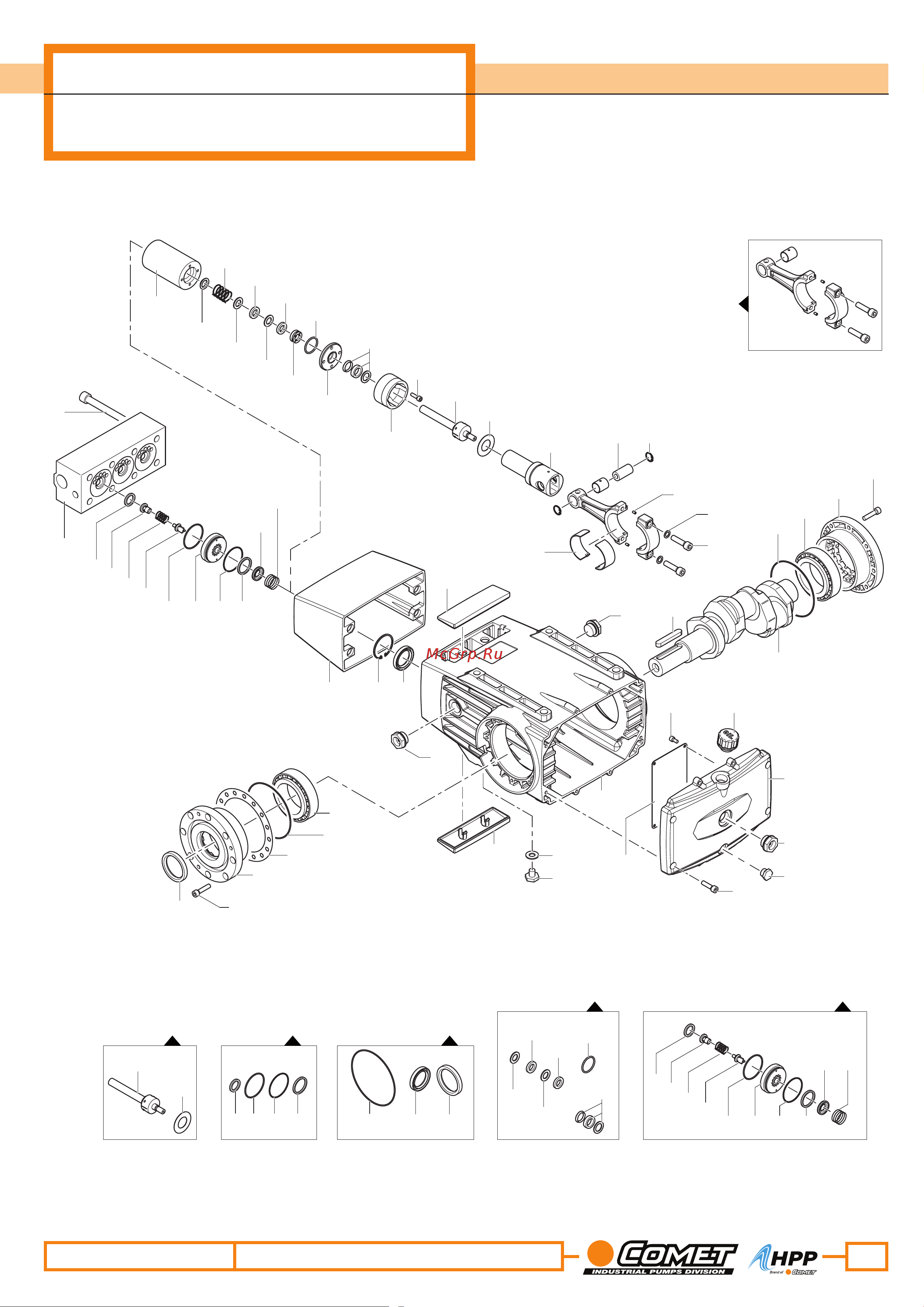 HPP EFH 70/310 (1000 об/мин) Деталировка онлайн
