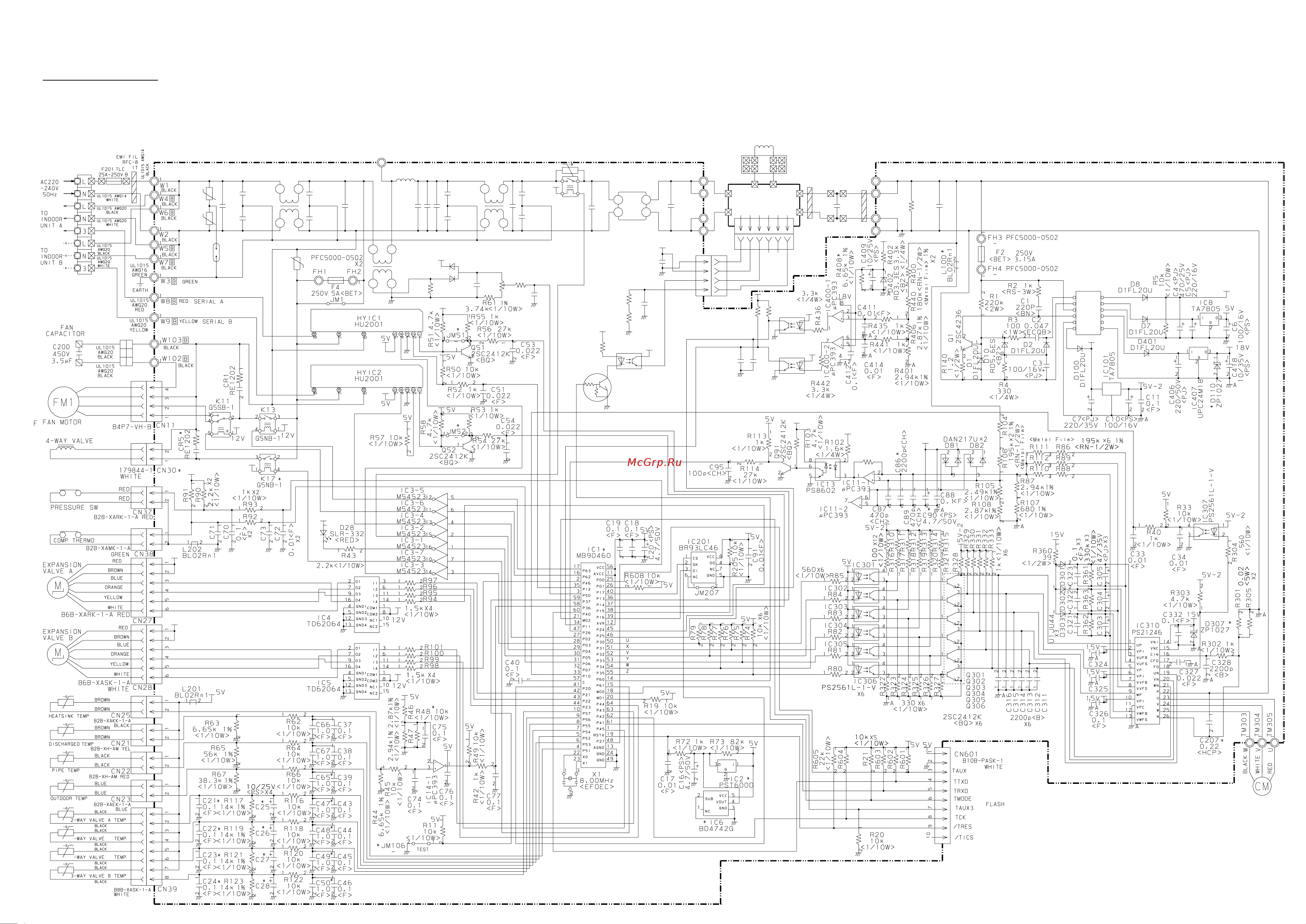 General-Fujitsu ASH12LMACW [11/24] C i r c u i t d i a g r a m