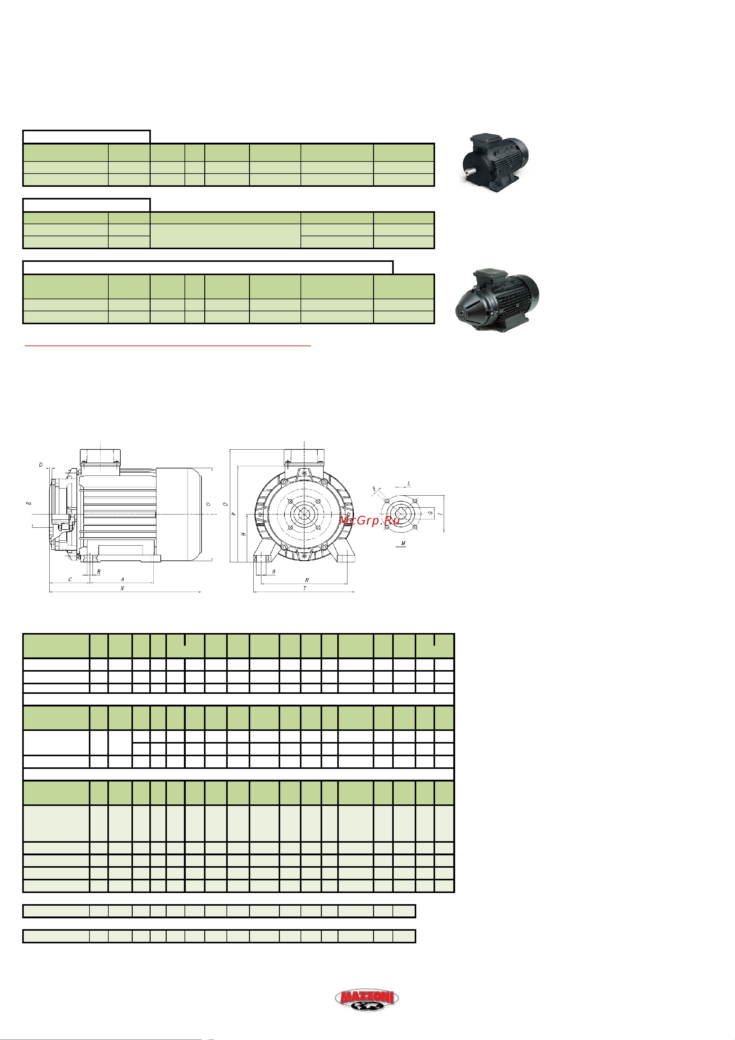 Mazzoni PM11170R CW [16/46] Dati tecnici technical features