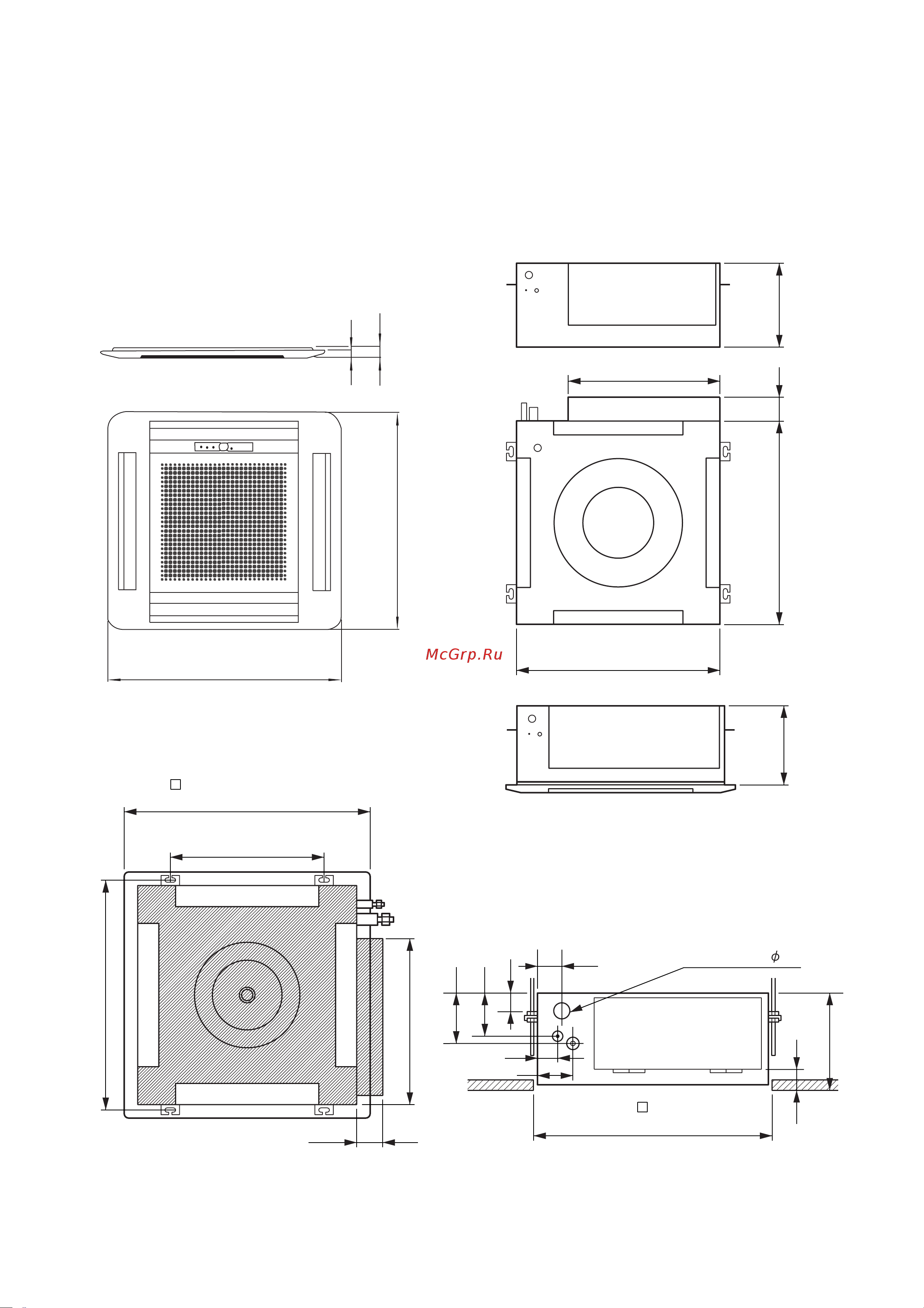 General-Fujitsu AUH12LBAB [4/27] Outline and dimensions