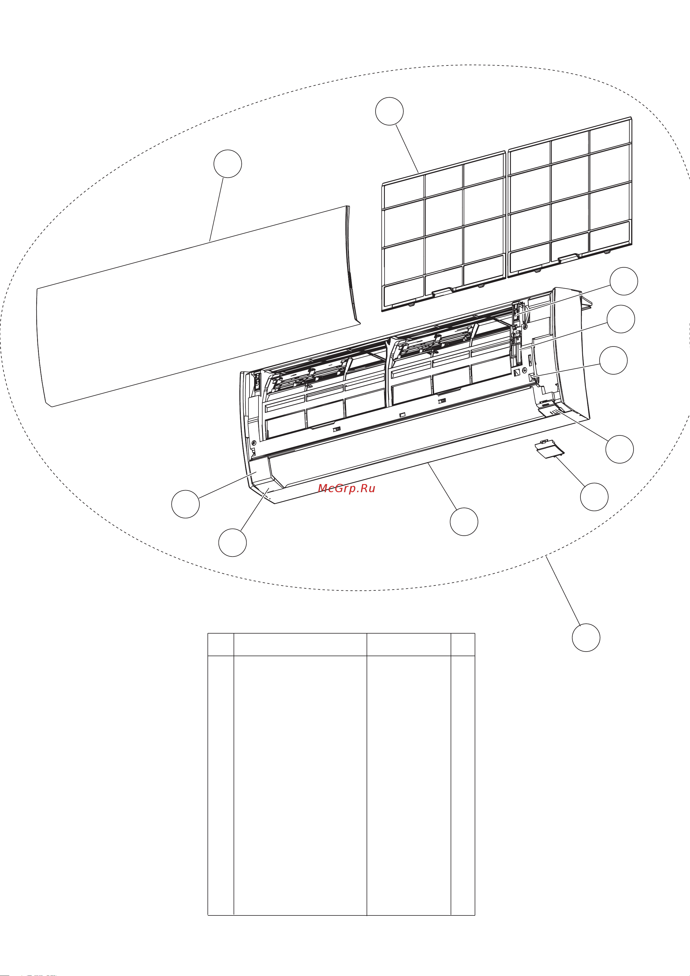 General-Fujitsu ASYG07LUCA [14/22] Indoor unit front panel