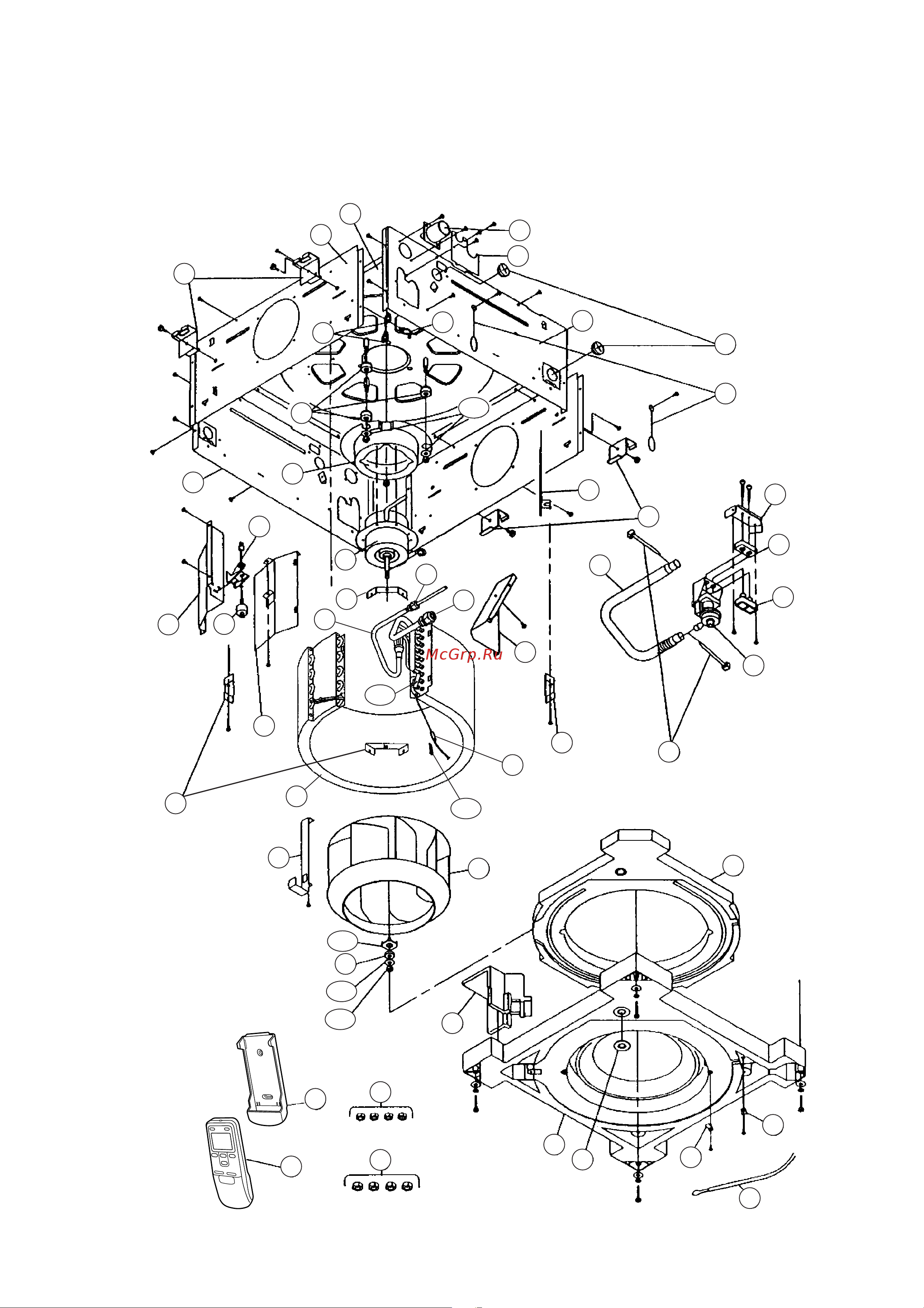 General-Fujitsu AOH14LMAKL [11/19] Disassembly illustration