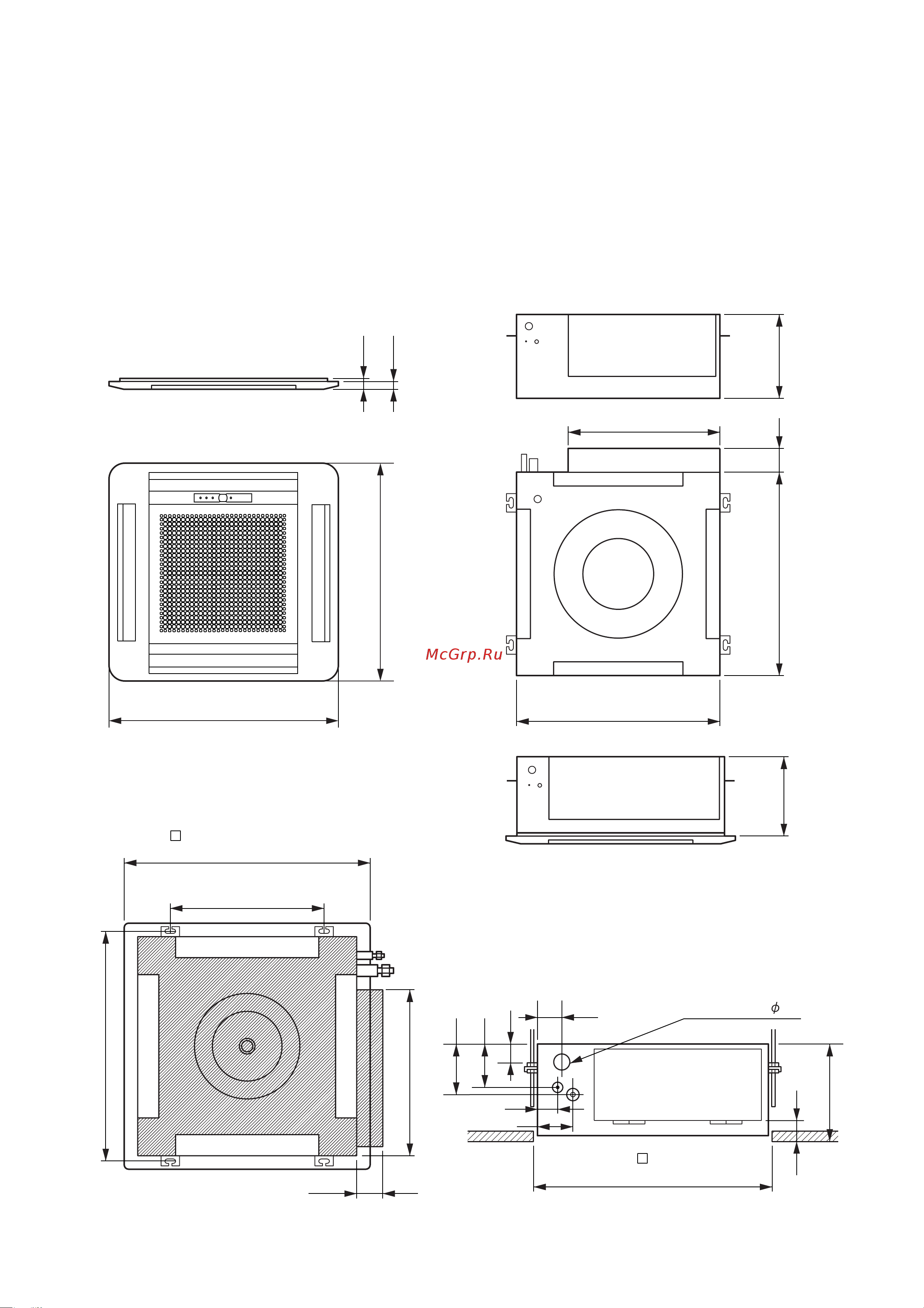 General-Fujitsu AOH14LMAKL [3/19] Outline and dimensions
