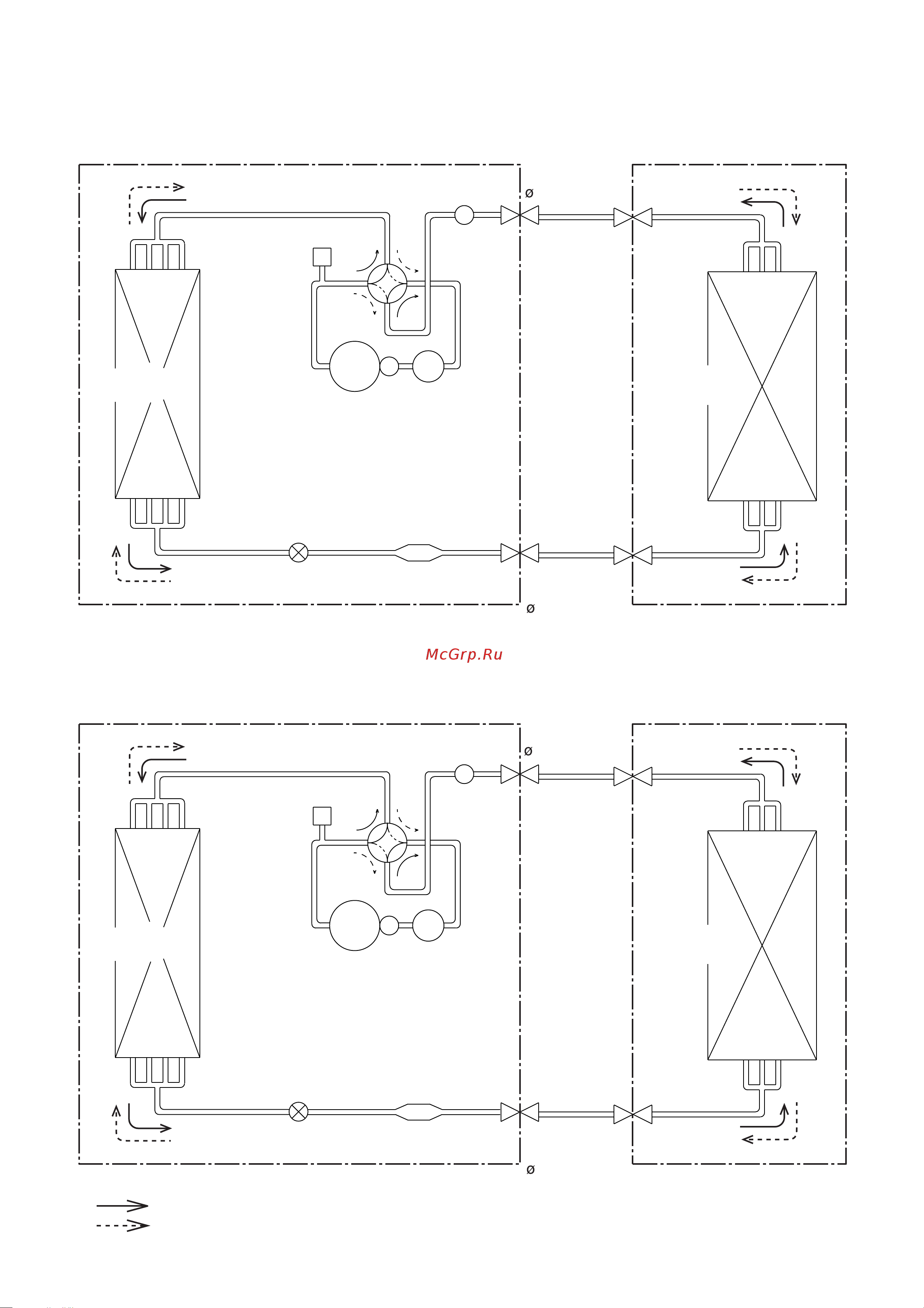 General-Fujitsu AOH14LMAKL [5/19] Refrigerant system diagram