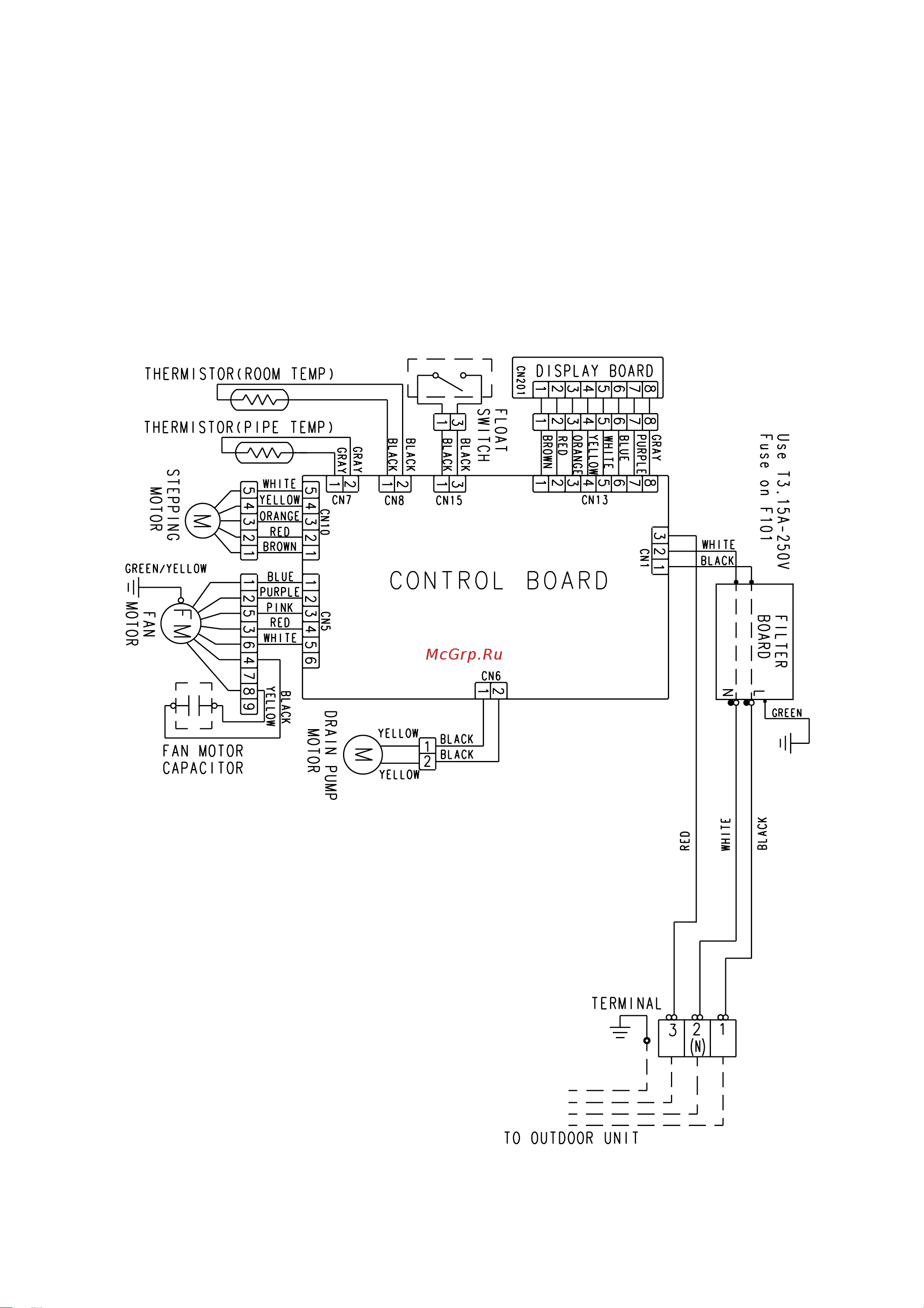 General-Fujitsu AOH14LMAKL [6/19] Circuit diagram