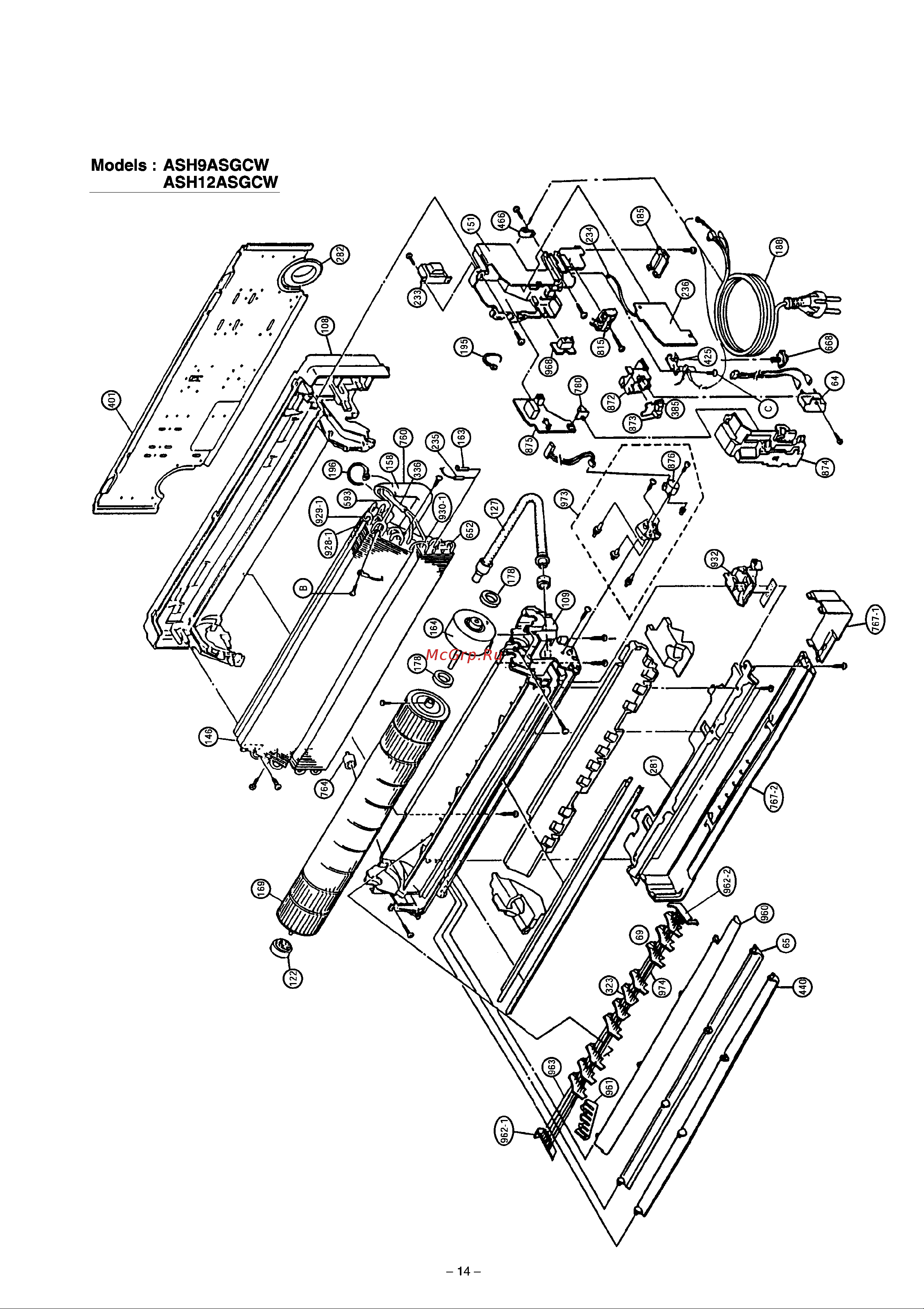 General-Fujitsu ASH9RSGCW Сервис мануал онлайн [12/23] 611440