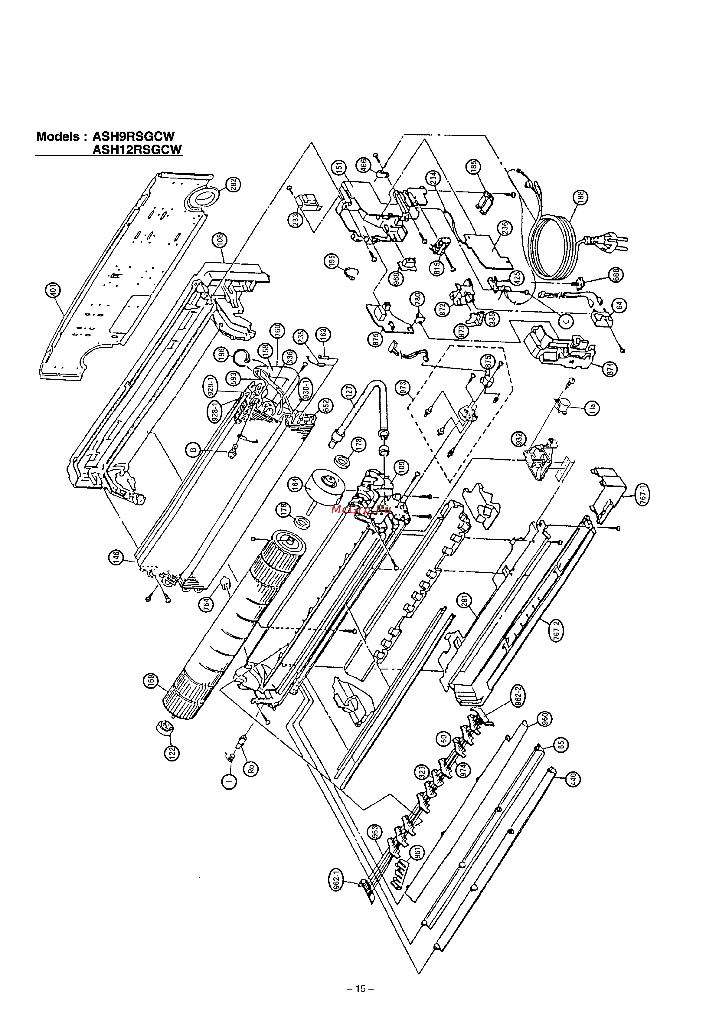 General-Fujitsu ASH9ASGCW Сервис мануал онлайн [13/23] 611439