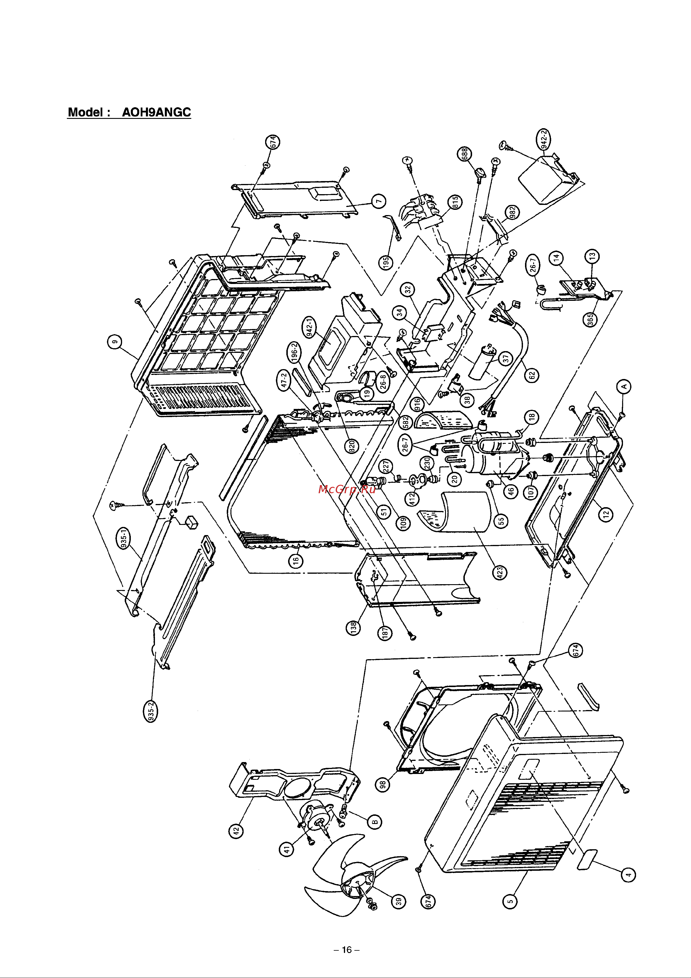 General-Fujitsu ASH9ASGCW Сервис мануал онлайн [14/23] 611439