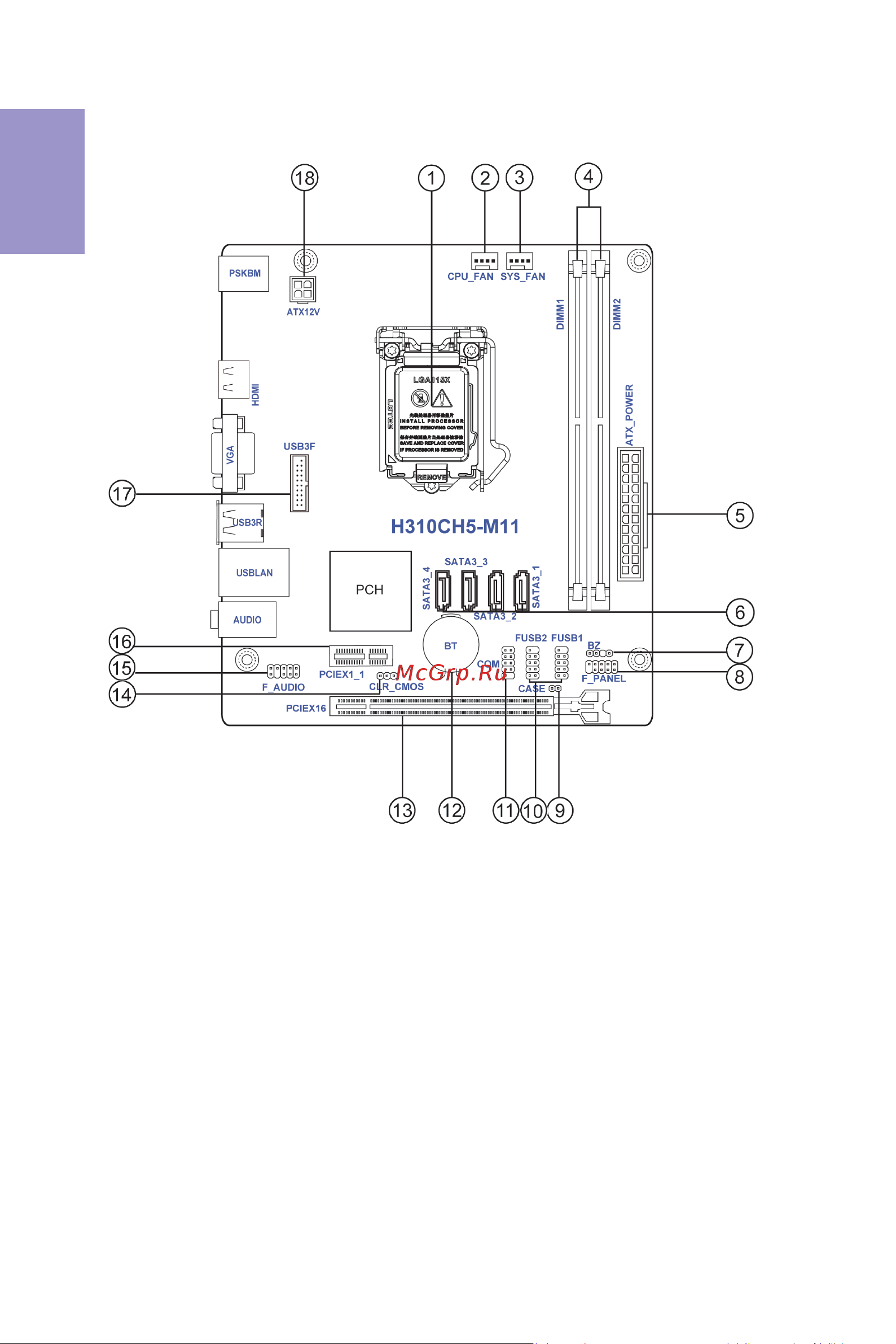 ECS Elitegroup H310CH5-M11 [9/73] H310ch5 m11 user manual