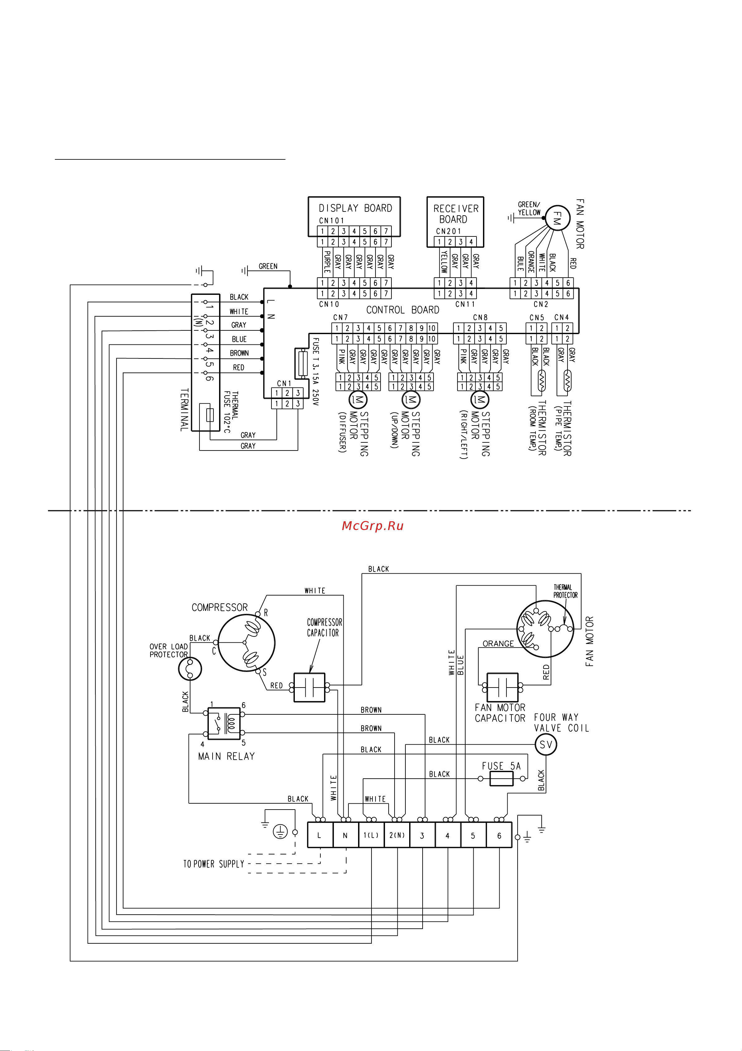 General-Fujitsu AWG14UBBJ [6/24] C i r c u i t d i a g r a m