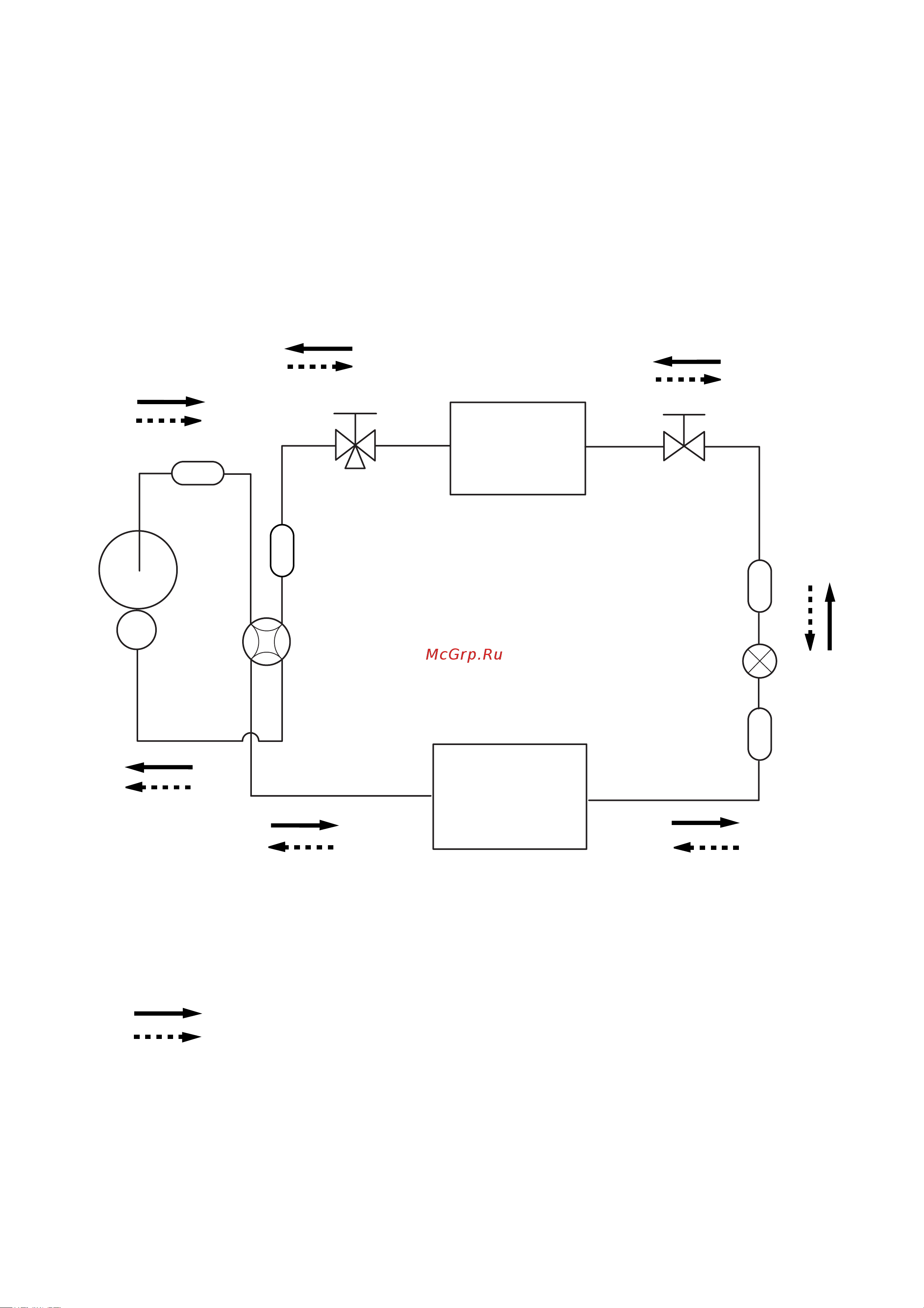 General-Fujitsu ASHA12LGC [4/21] Refrigerant system diagram
