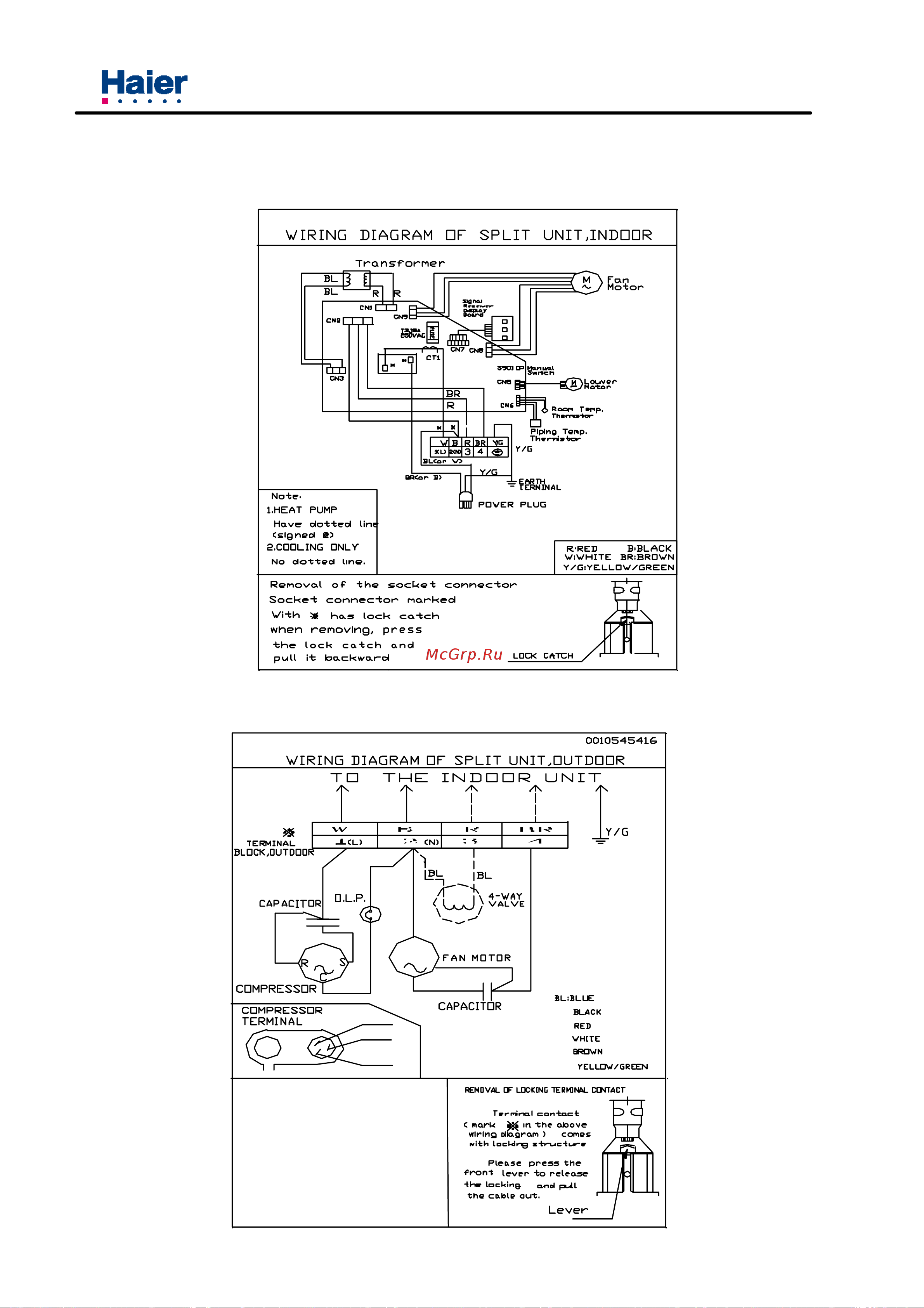 Haier HSU-09H03/Z1 [31/52] Wiring diagram for indoor unit