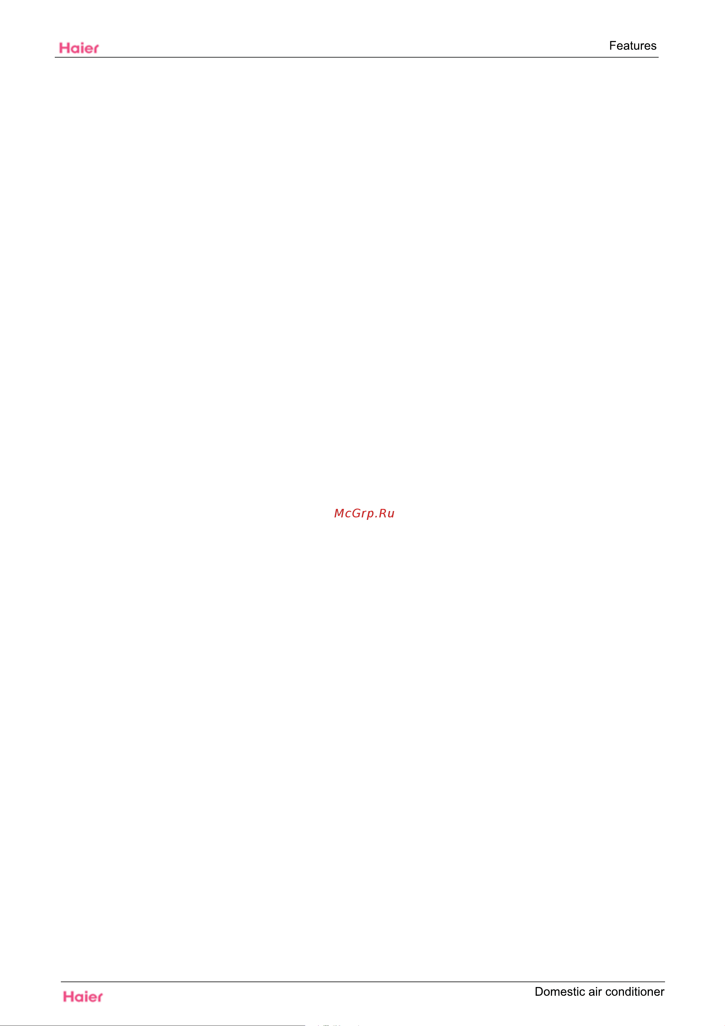 Haier HSU-12LEK03 [2/39] Table of contents