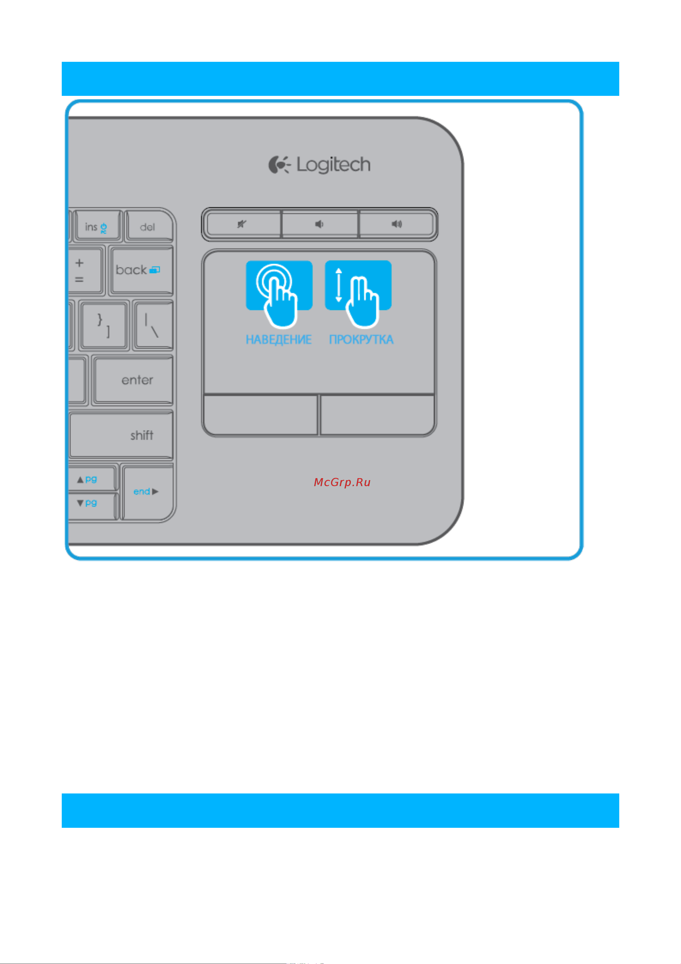 Logitech Wireless Touch K400 Plus Black (920-007147) [8/10] Logitech options