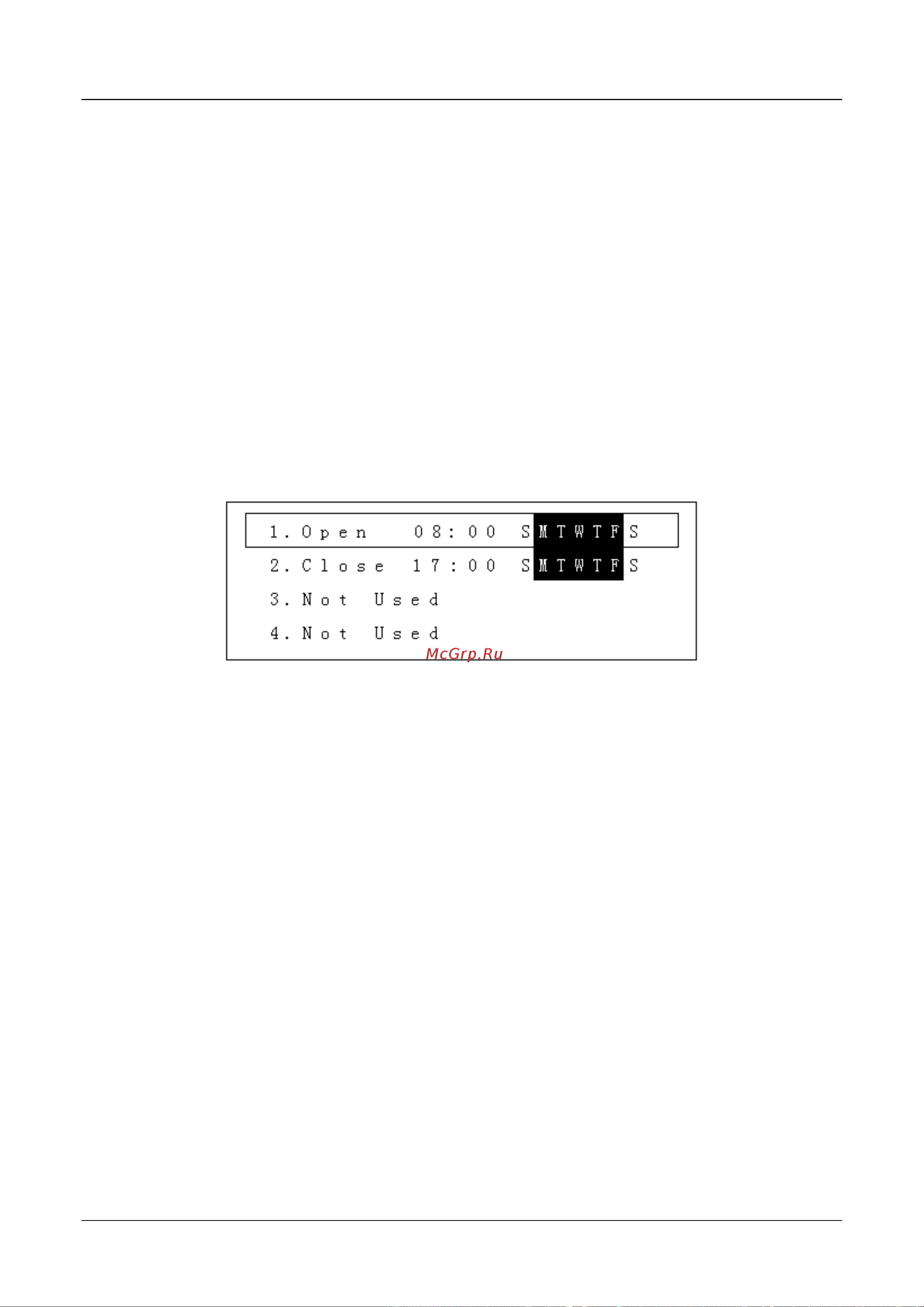 IGC IMS-EX2460NB(6) [129/175] Еженедельный таймер
