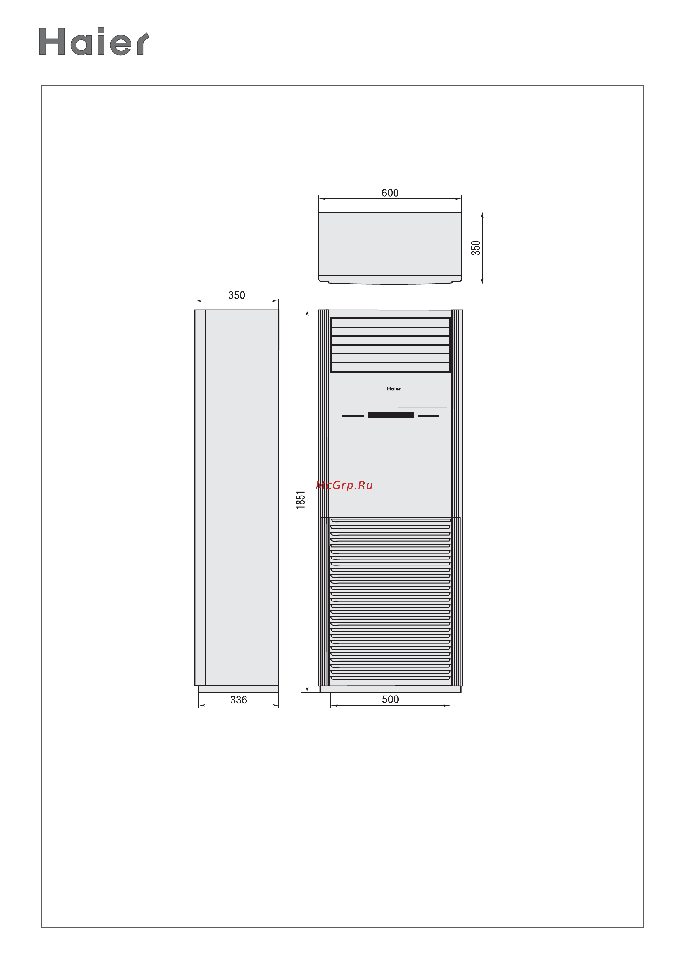 Haier AP96NACAEA Инструкция по монтажу онлайн [10/40] 612266